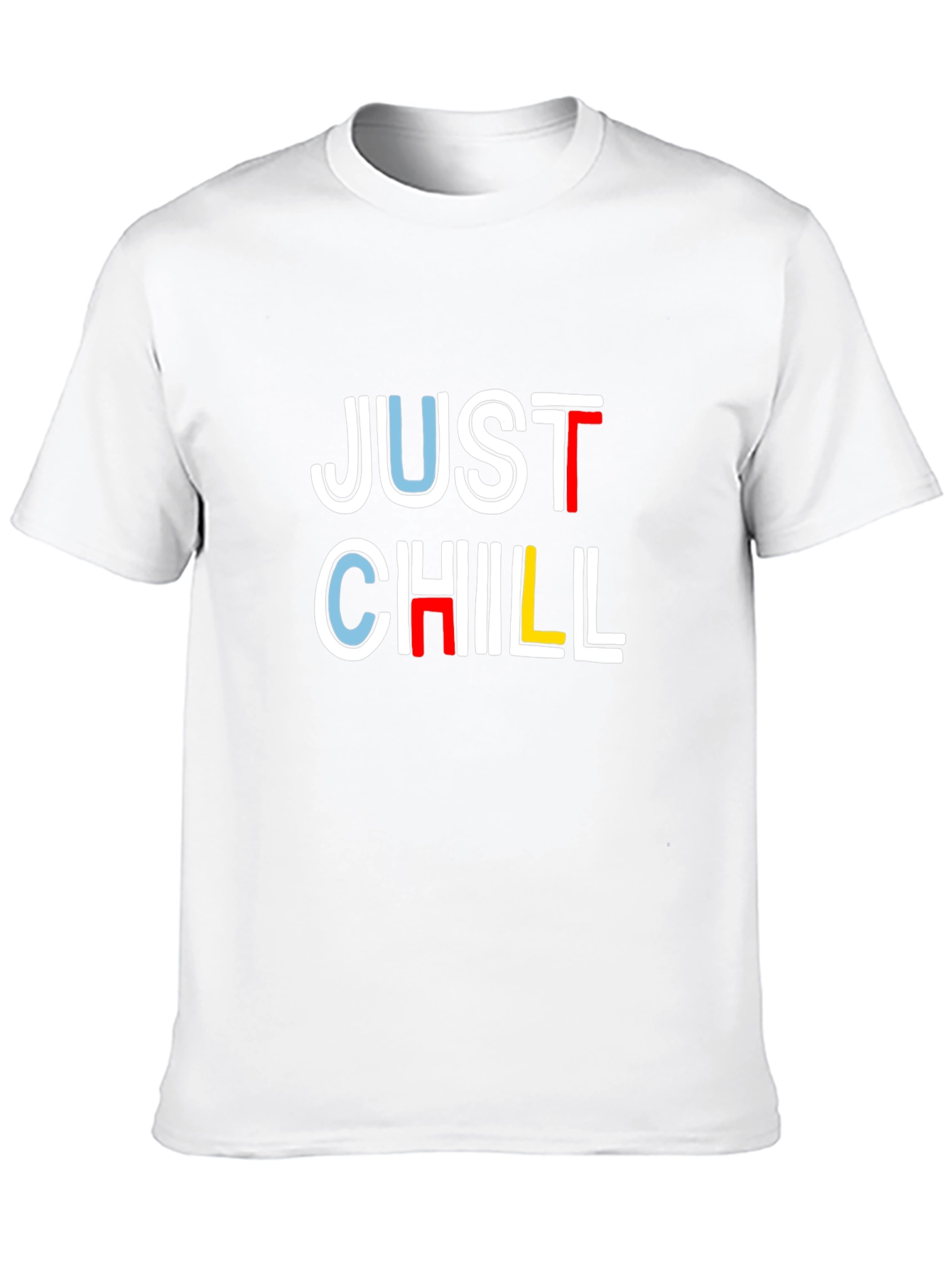 Black Just Chill Graphic Tee - Comfortable Casual Wear view 10