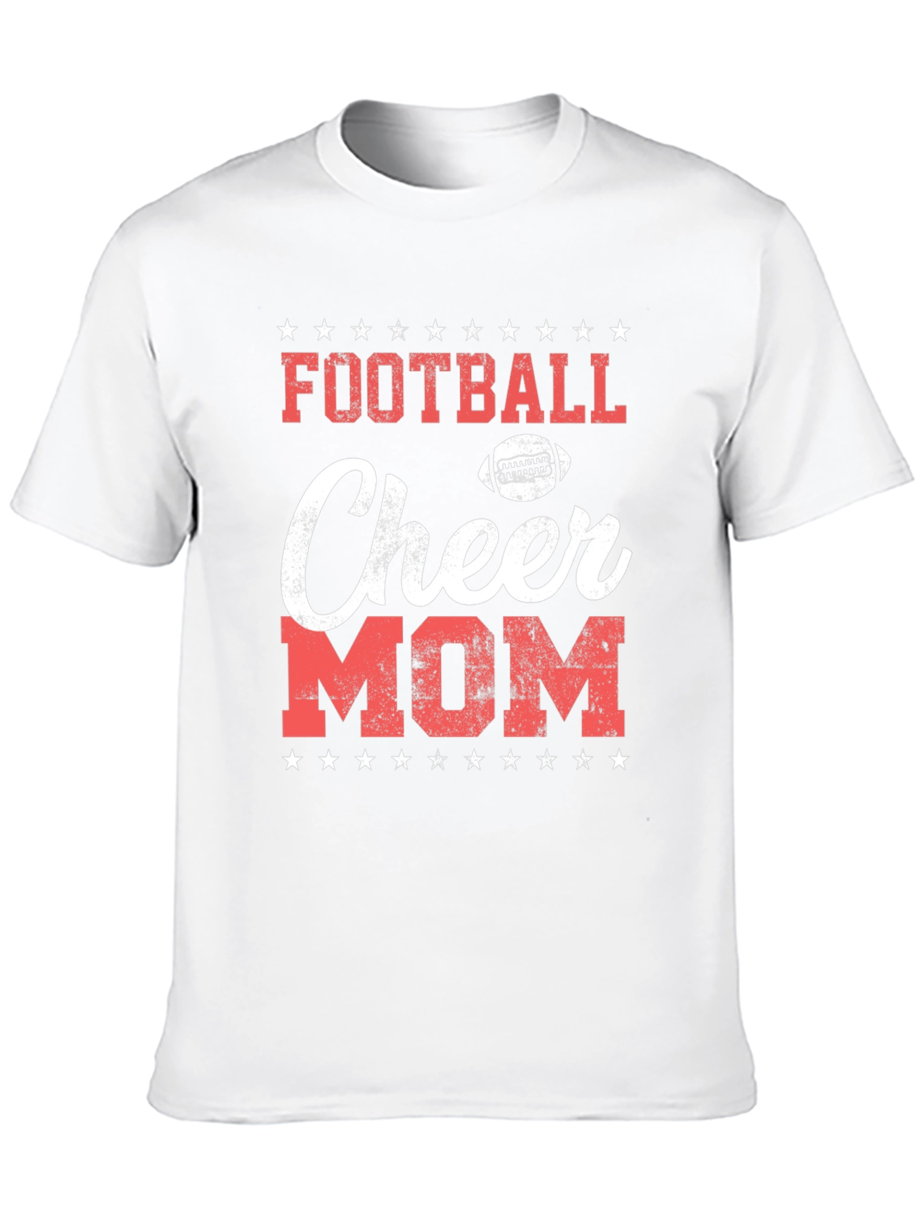 Black Football Cheer Mom T-Shirt - Game Day Apparel view 10