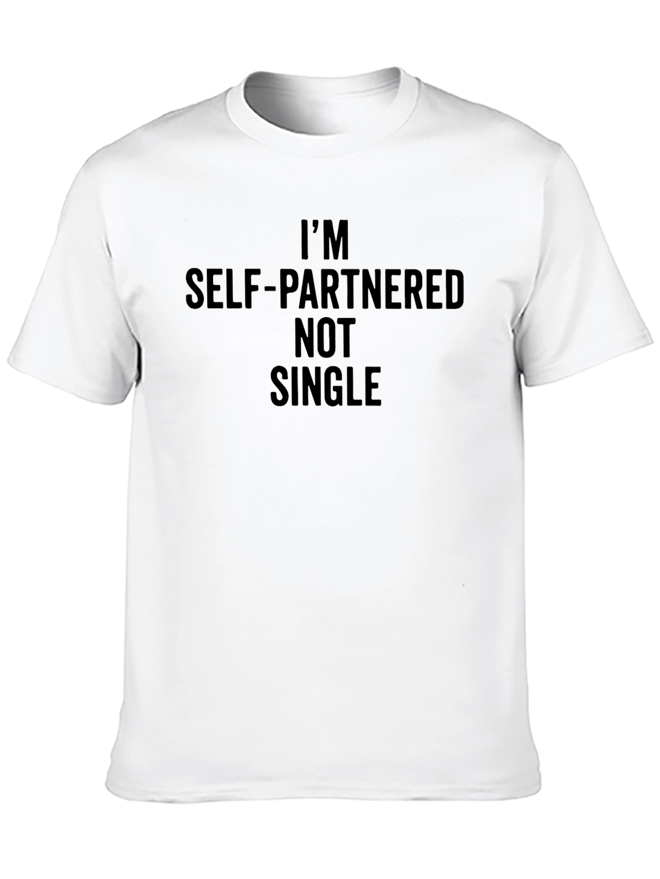 Black Self-Partnered T-Shirt: Unique & Stylish view 10