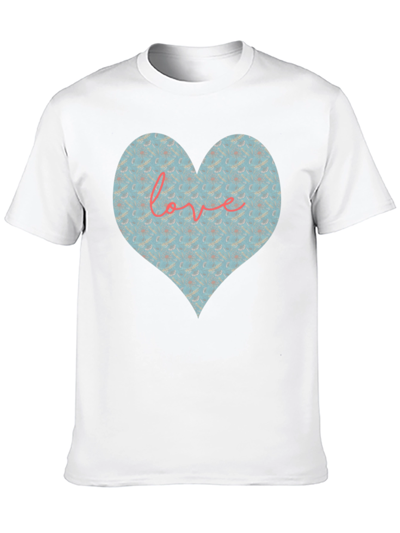 Black Heart Love Graphic Black T-Shirt view 10