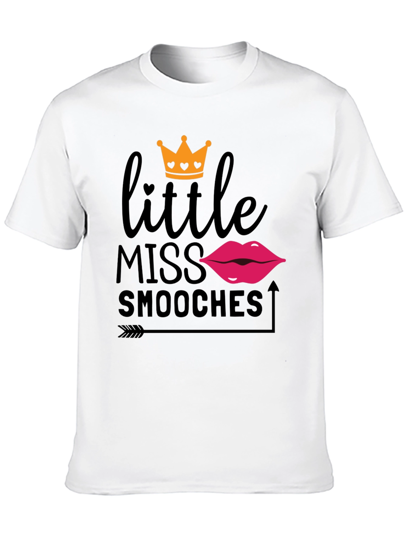 Little Miss Smooches T-Shirt - Cute Women's Top - 10