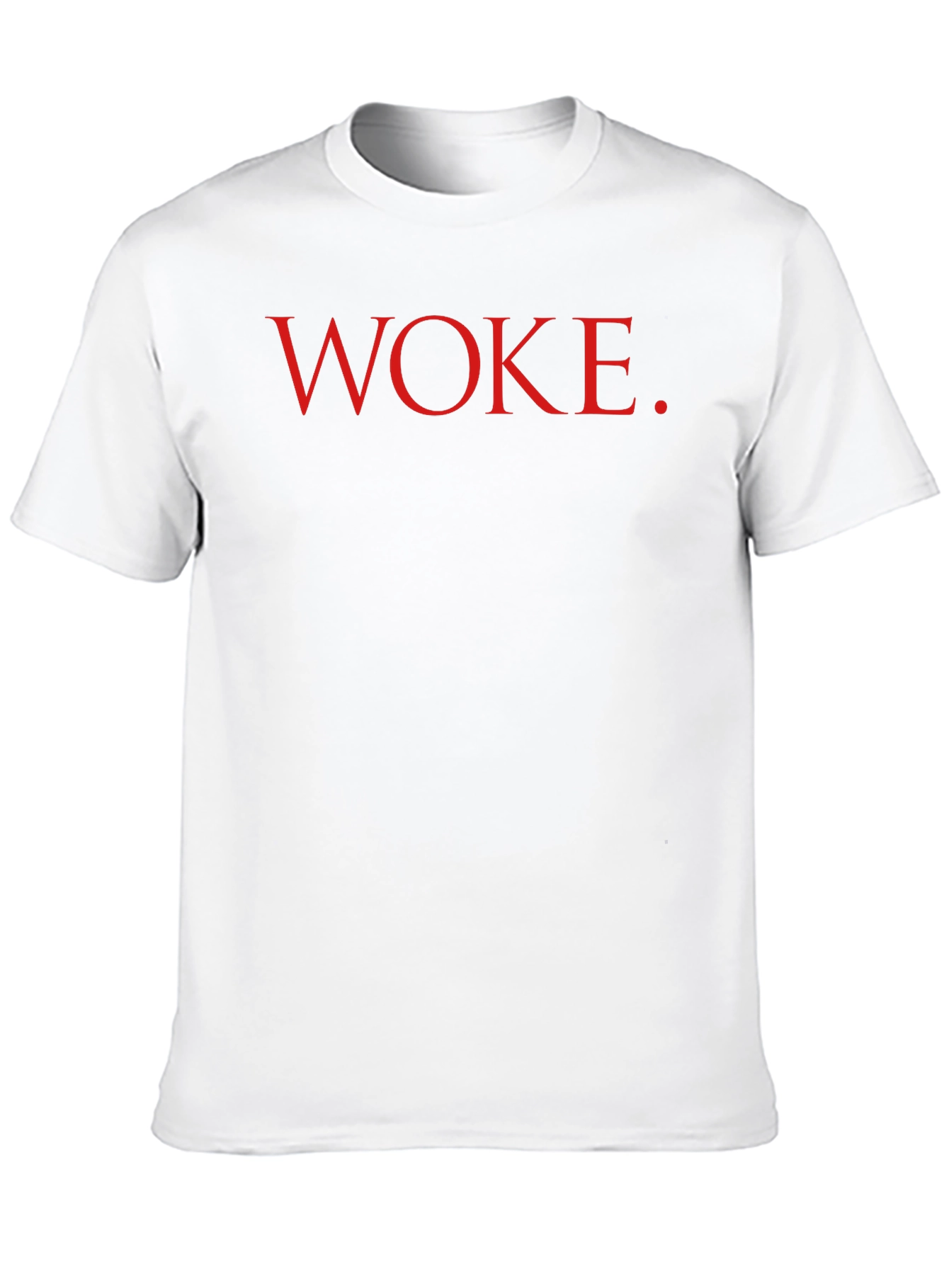 Black WOKE. Graphic Tee - Bold Statement T-Shirt view 10