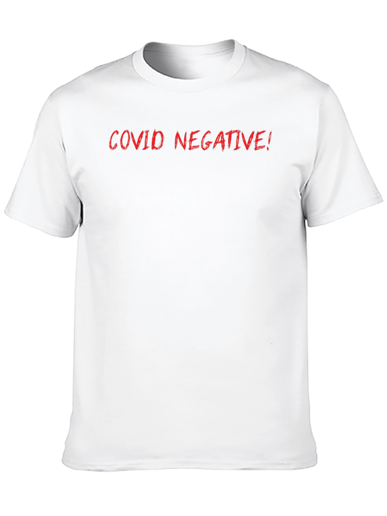 Black COVID Negative! Black Graphic Tee view 10