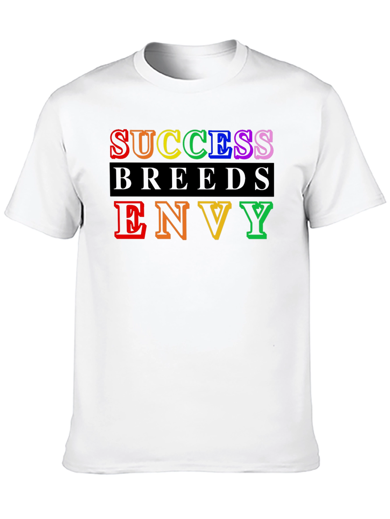 Black Success Breeds Envy Graphic Tee - Bold Statement Shirt view 10
