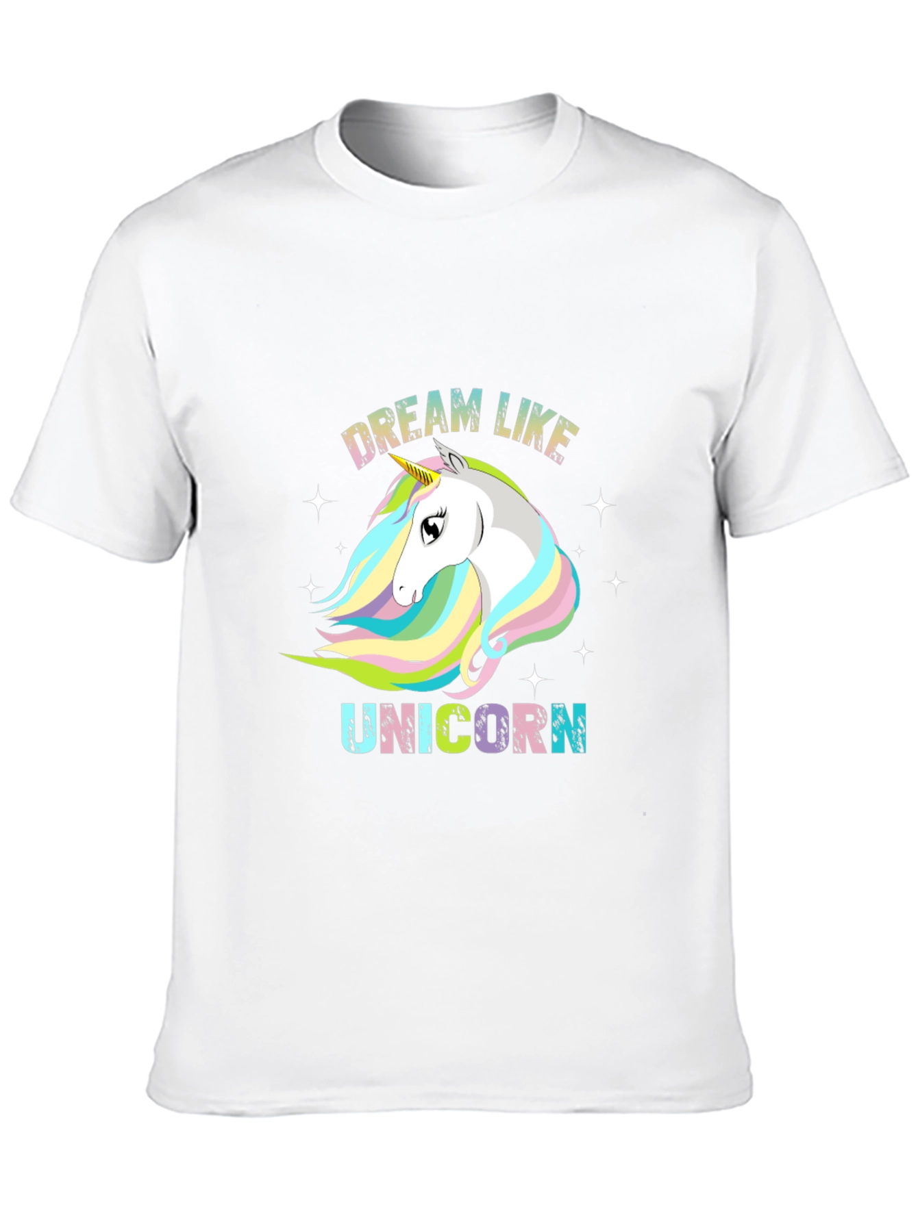 Black Dream Like Unicorn Black T-Shirt view 10