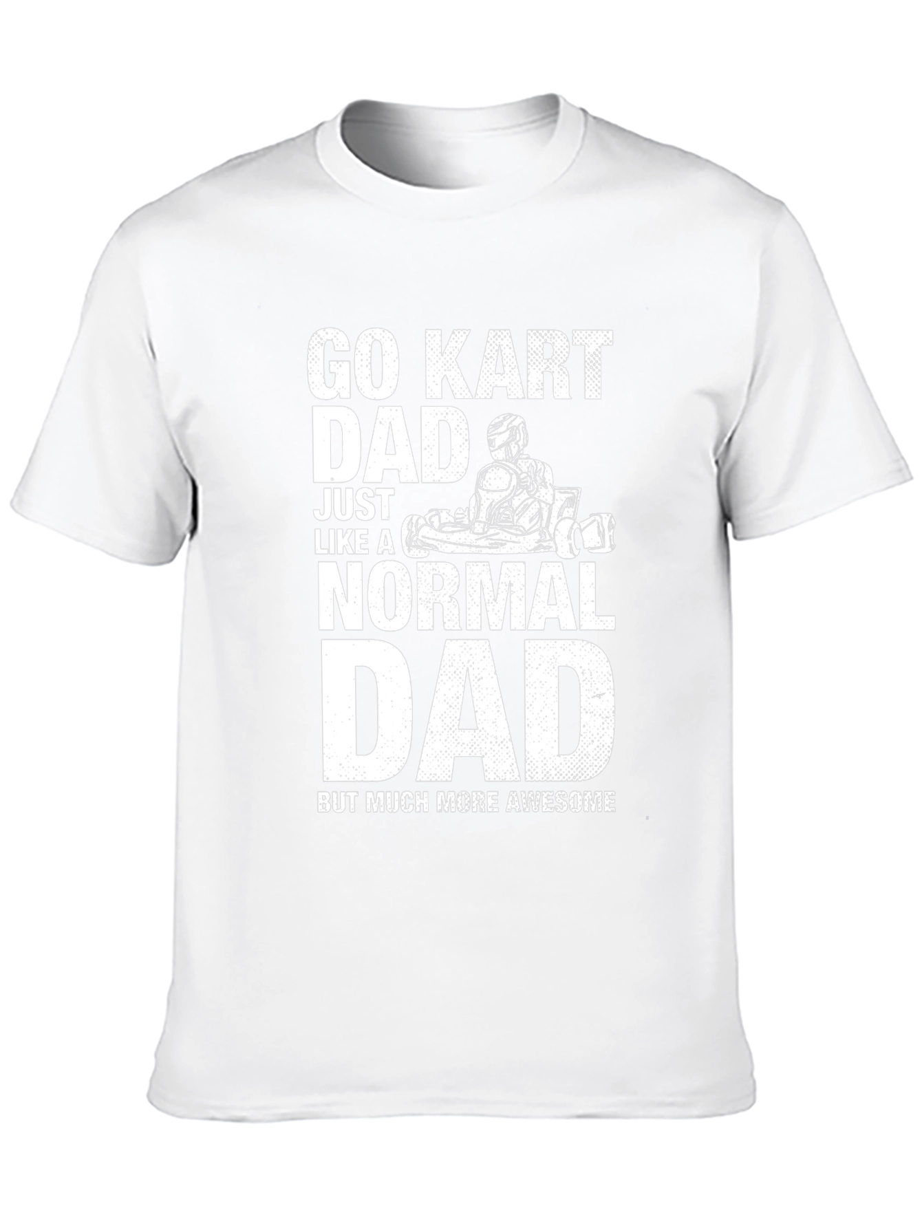 Black Go Kart Dad T-Shirt - Awesome Father's Day Gift view 10