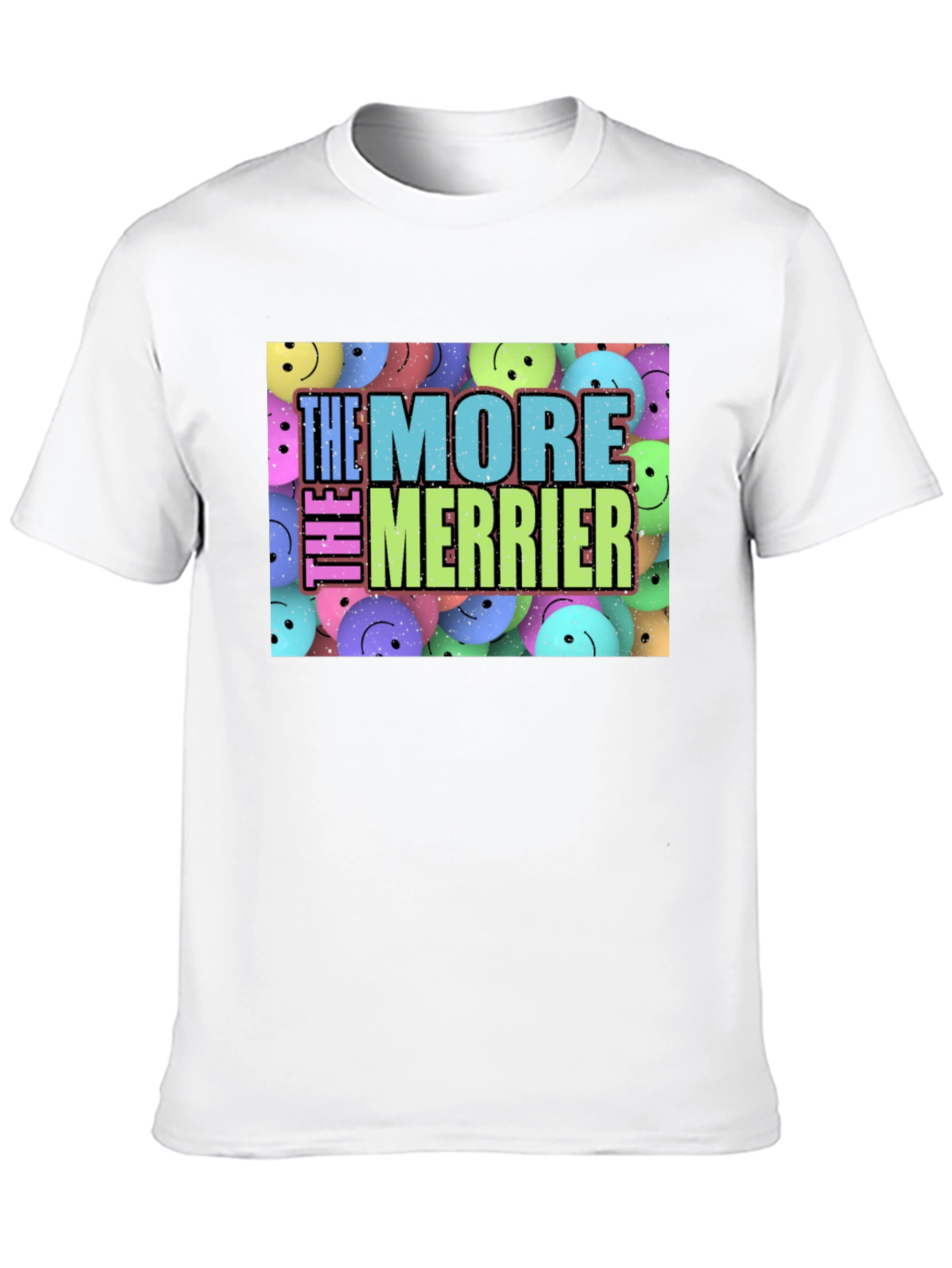 Black The More The Merrier Graphic T-Shirt view 10