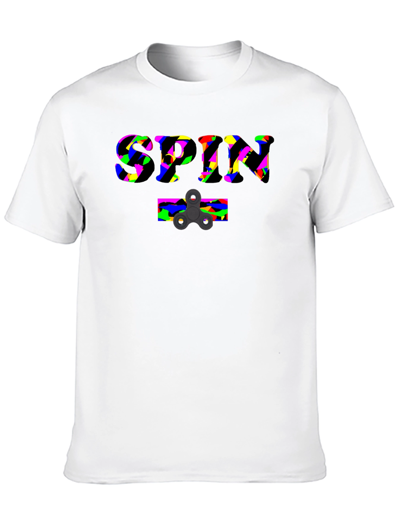 Spin T-Shirt - Novelty Fidget Spinner Design - 10