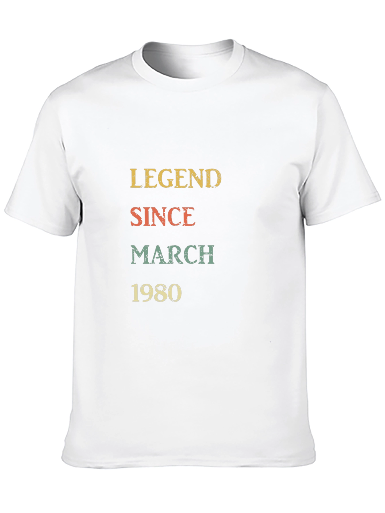 Black Legend Since March 1980 - Men's Graphic Tee view 10