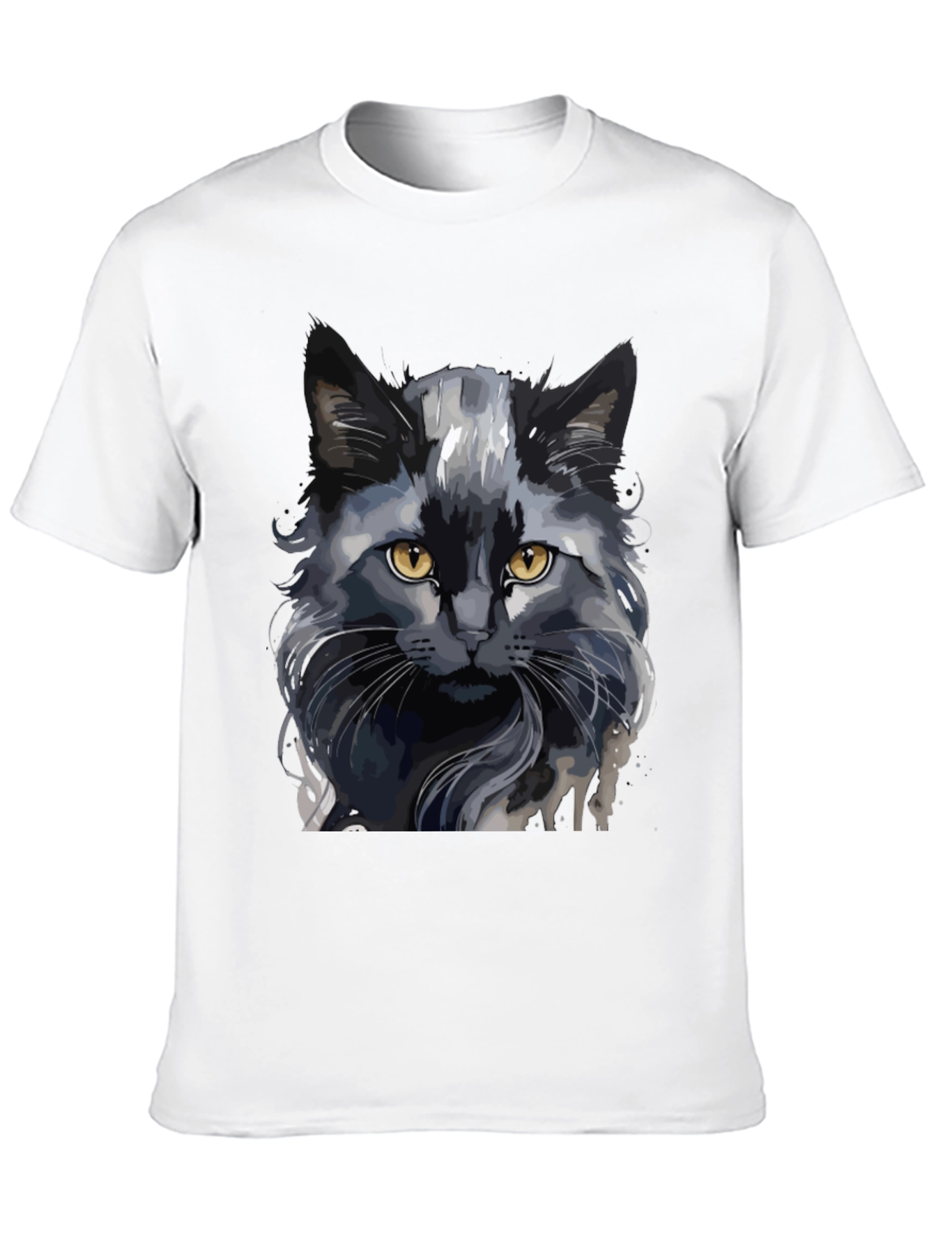 Black Black Cat Graphic T-Shirt view 10