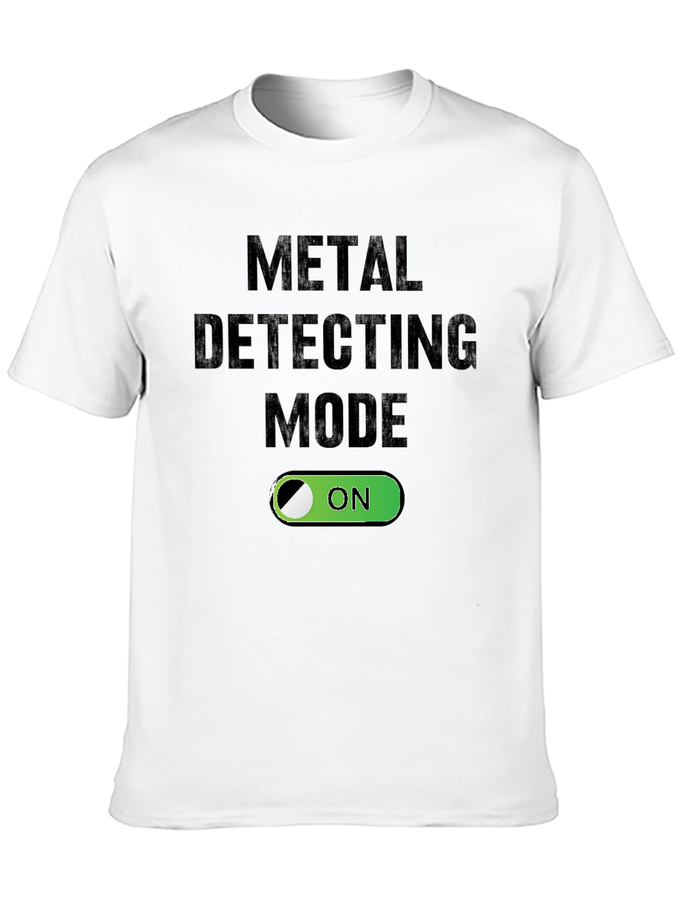 Black Metal Detecting Mode On T-Shirt view 10