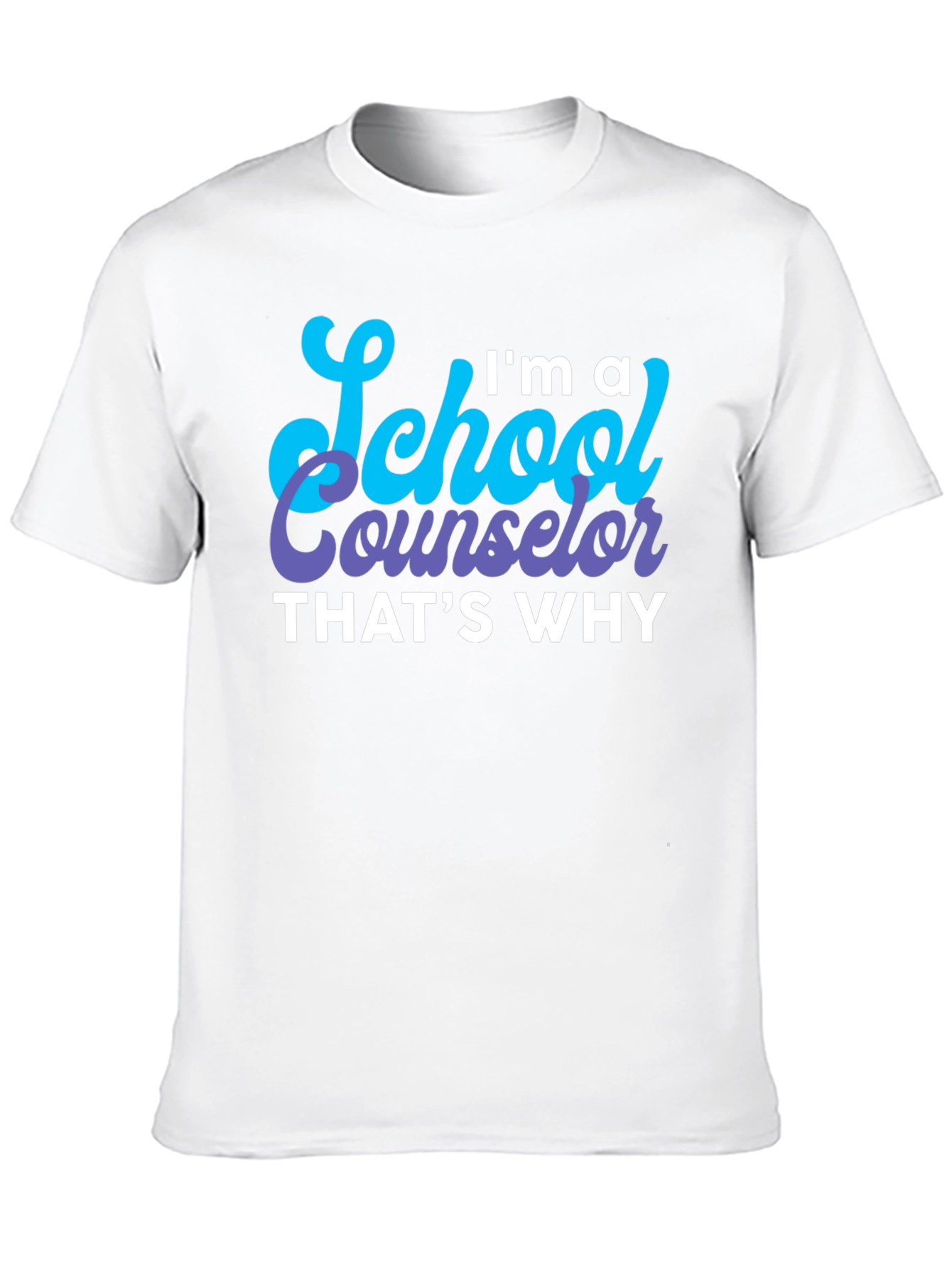 Black School Counselor Graphic T-Shirt view 10