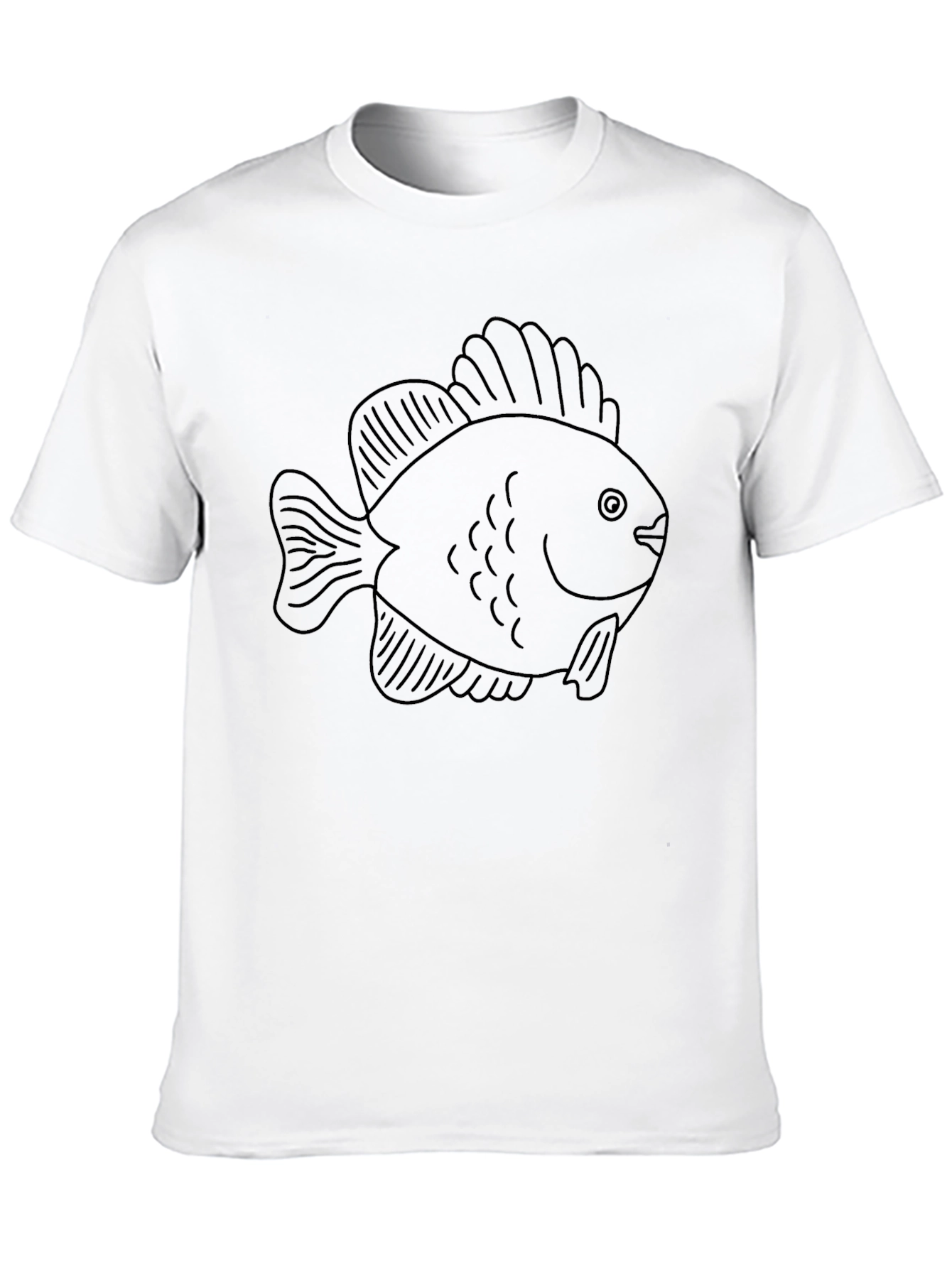Black Fish Graphic T-Shirt - Black view 10