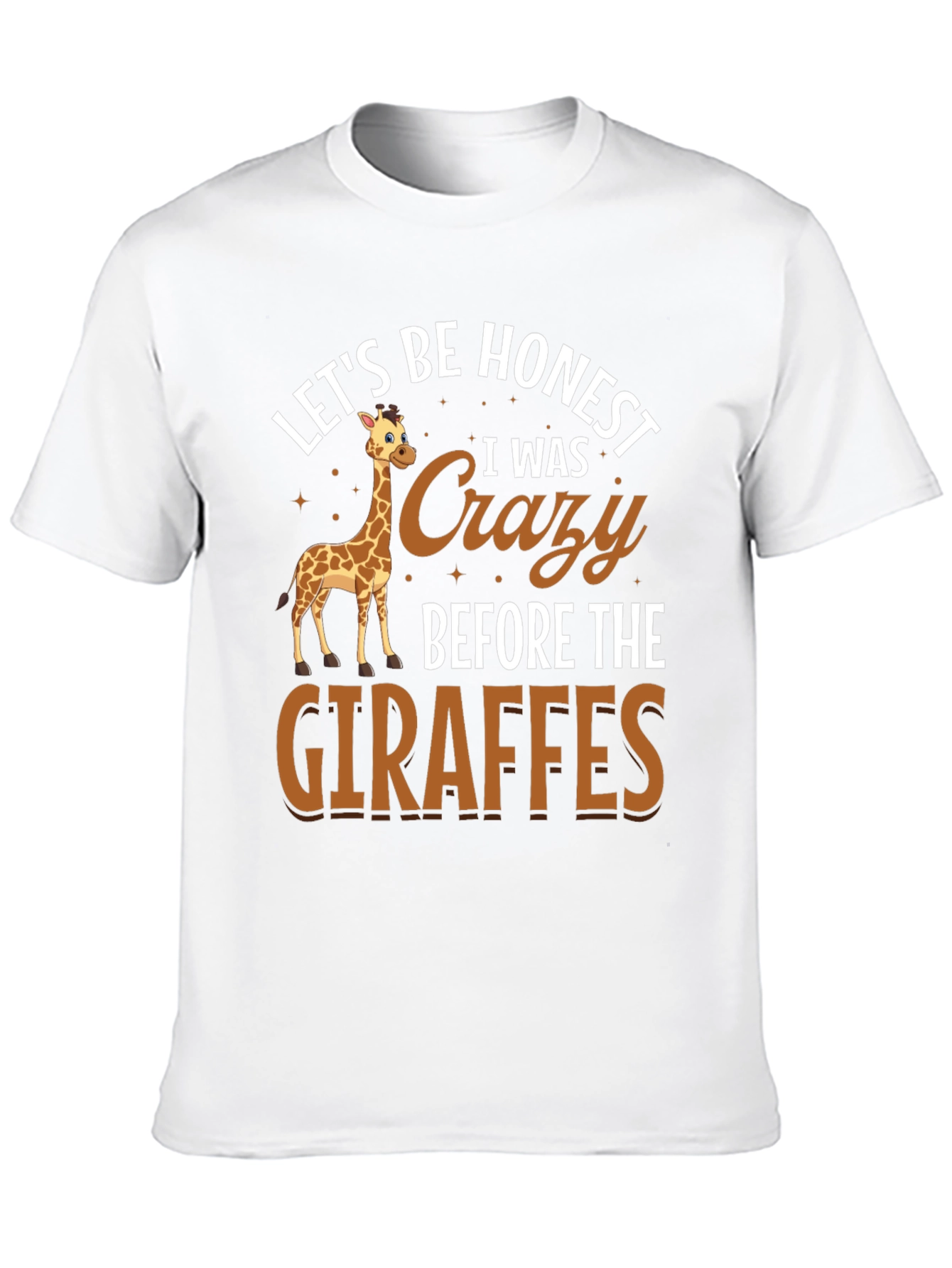 Black Crazy About Giraffes Tee view 10