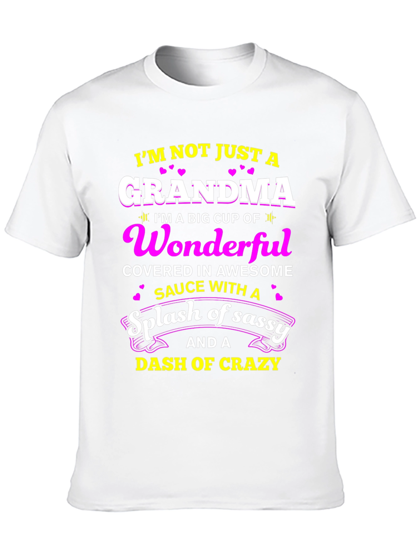 Black Grandma T-Shirt: Wonderful, Sassy, Crazy view 10