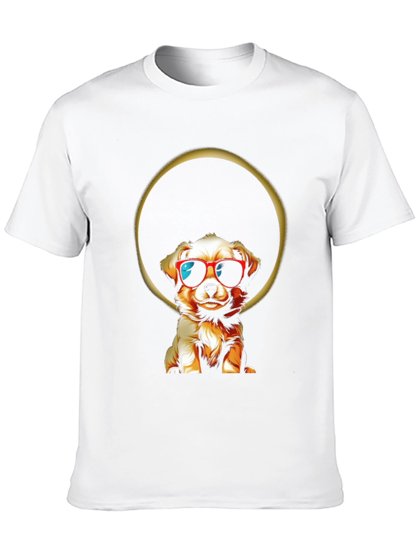 Black Cool Dog T-Shirt - Graphic Tee view 10