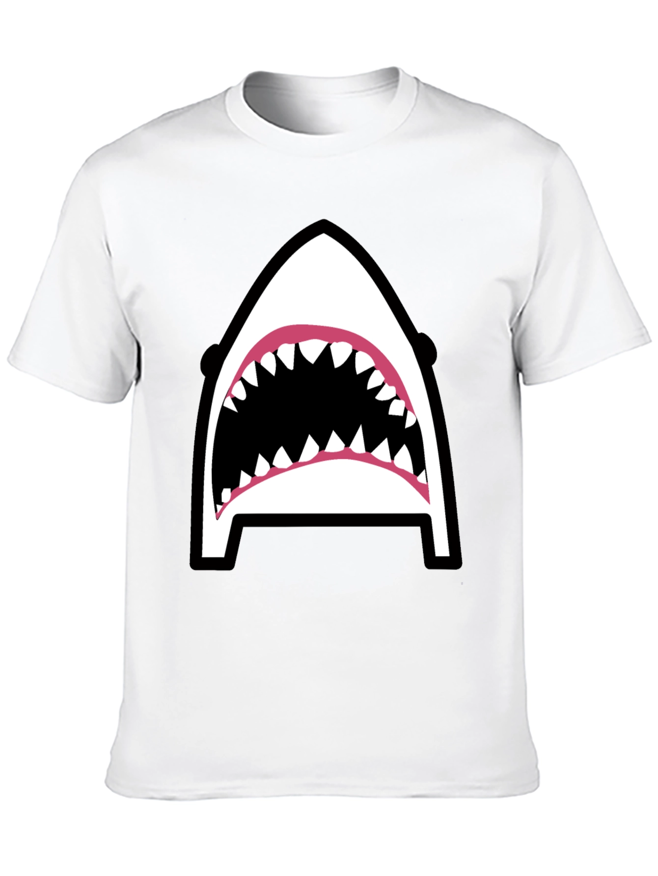 Black Shark Graphic Tee - Black Cotton Blend view 10