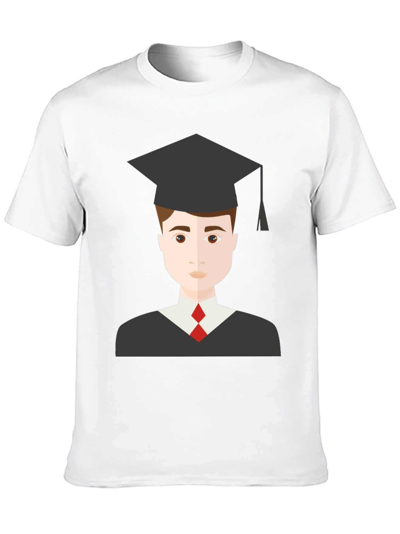 Black Graduation Graphic Tee - Black T-Shirt view 10