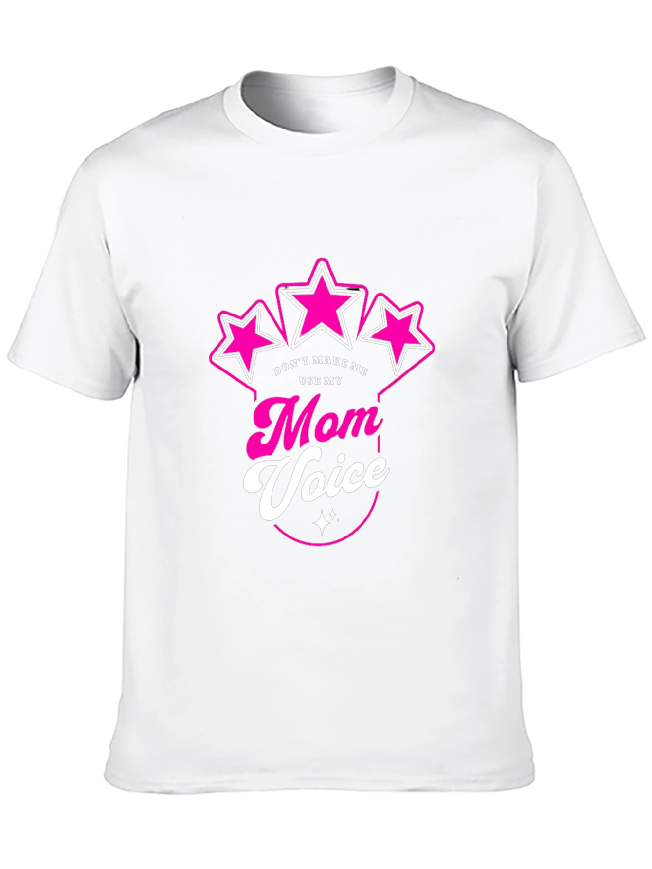 Black Don't Make Me Use My Mom Voice Black T-Shirt view 10