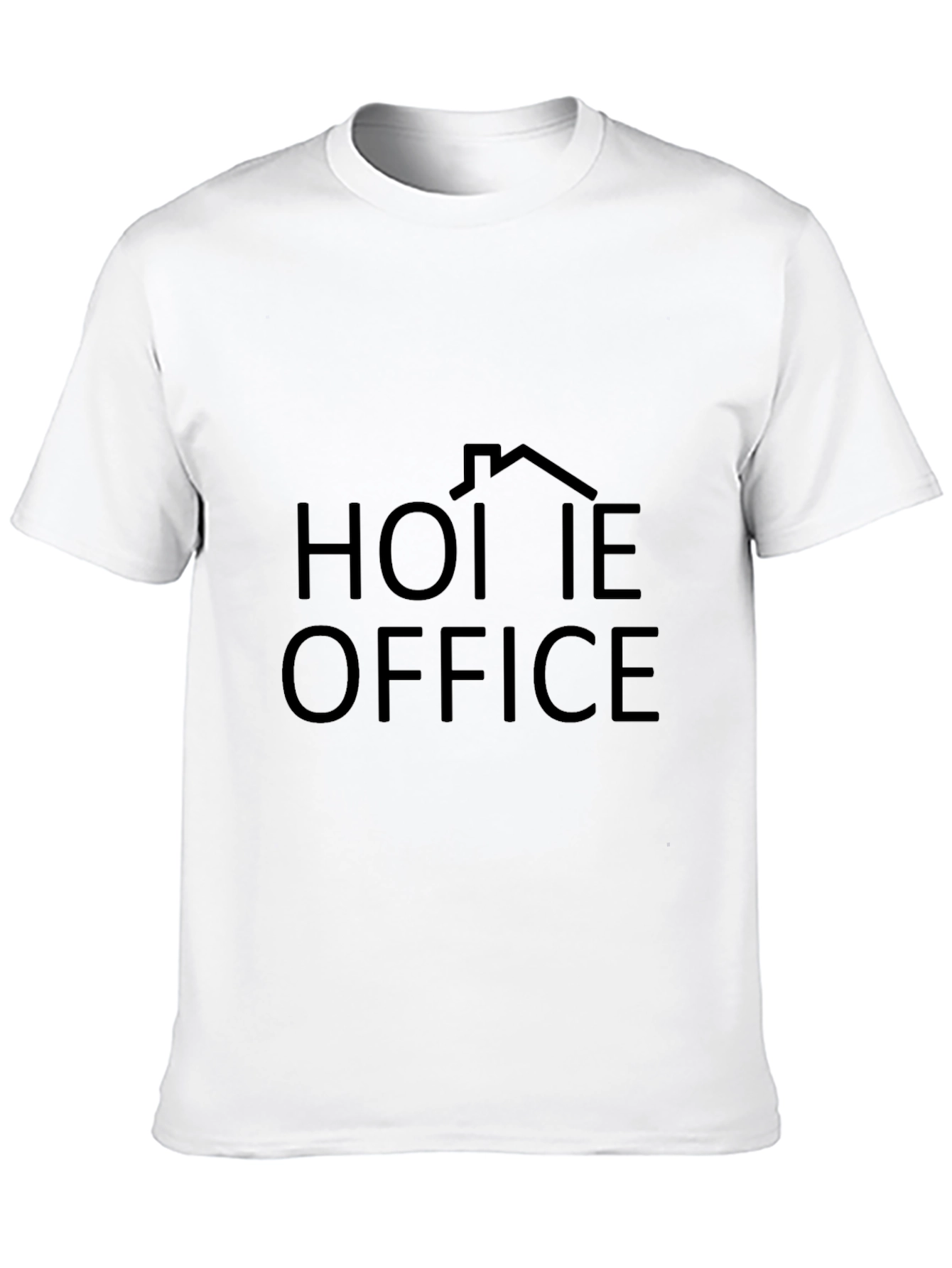 Black Home Office Graphic Tee - Work From Home Comfort view 10