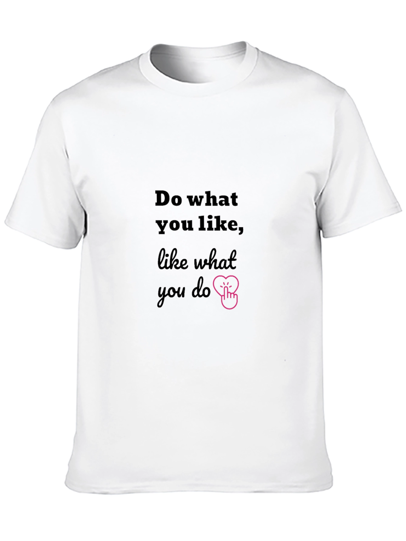 Black Do What You Like T-Shirt - Premium Cotton view 10