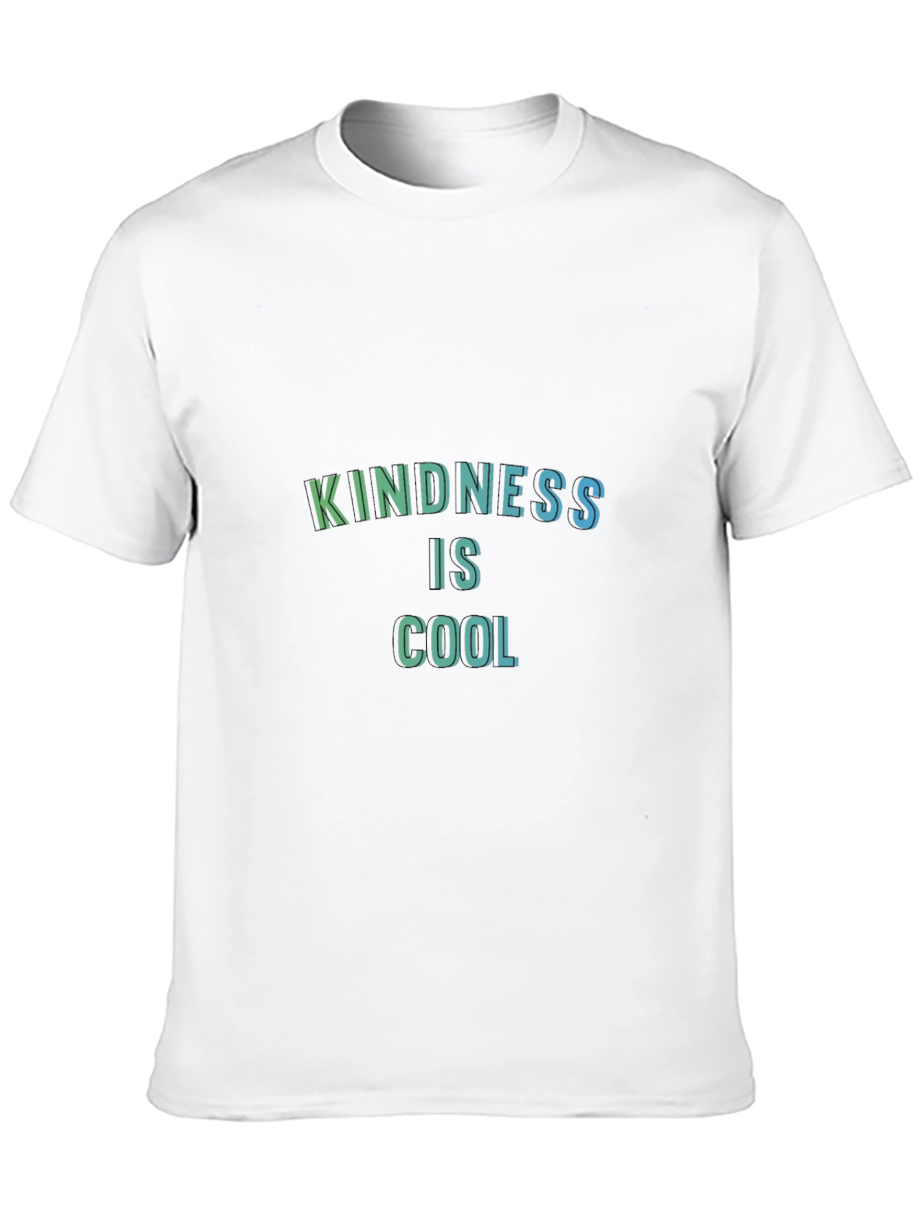 Black Kindness is Cool T-Shirt - Trendy Graphic Tee view 10