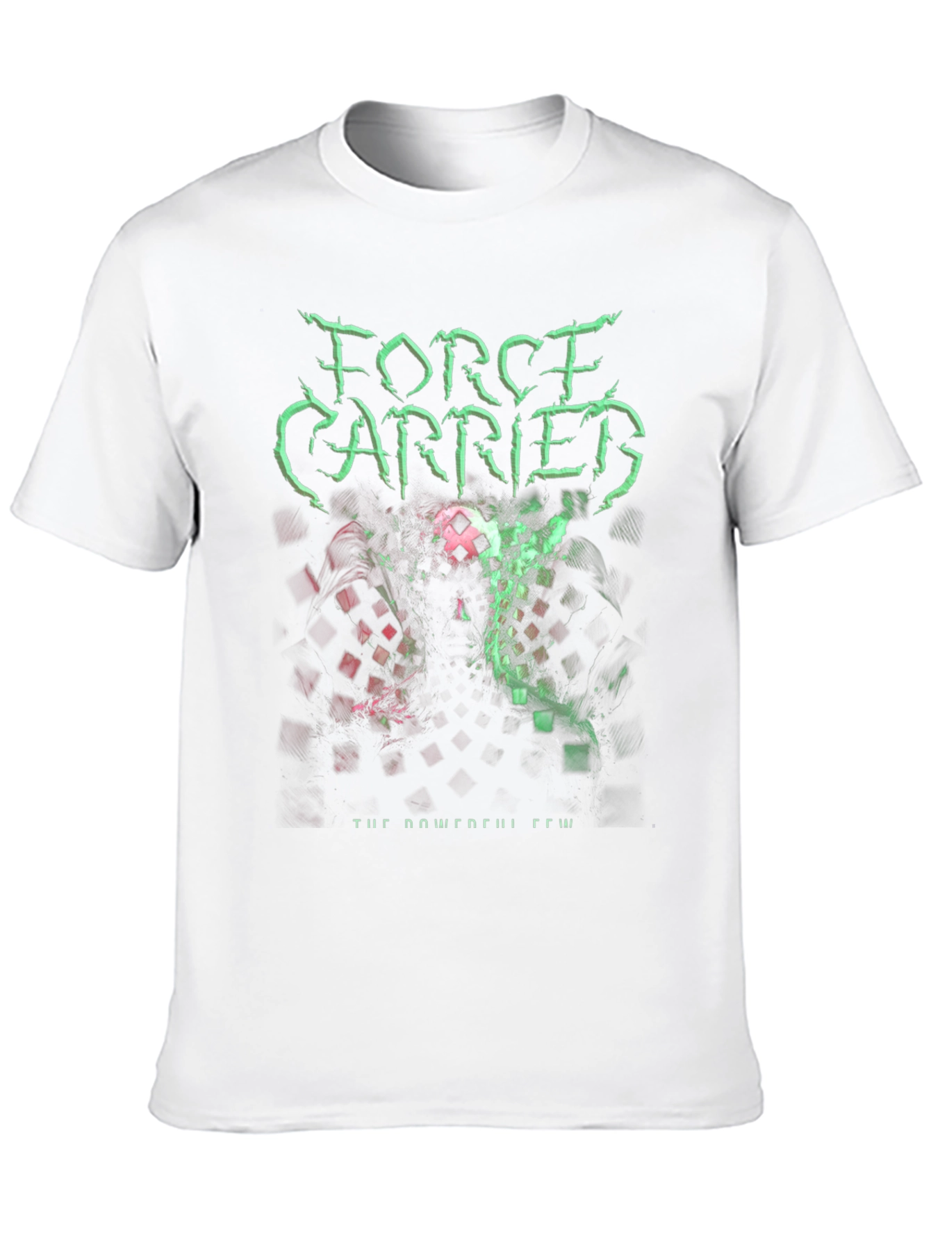 Black Force Carried Graphic Print Black T-Shirt view 10