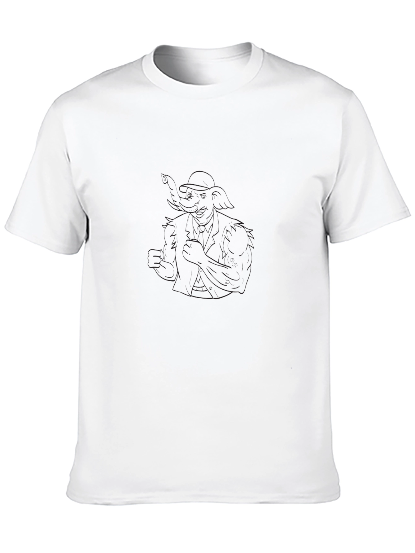 Black Classic Black Crew Neck T-Shirt view 10