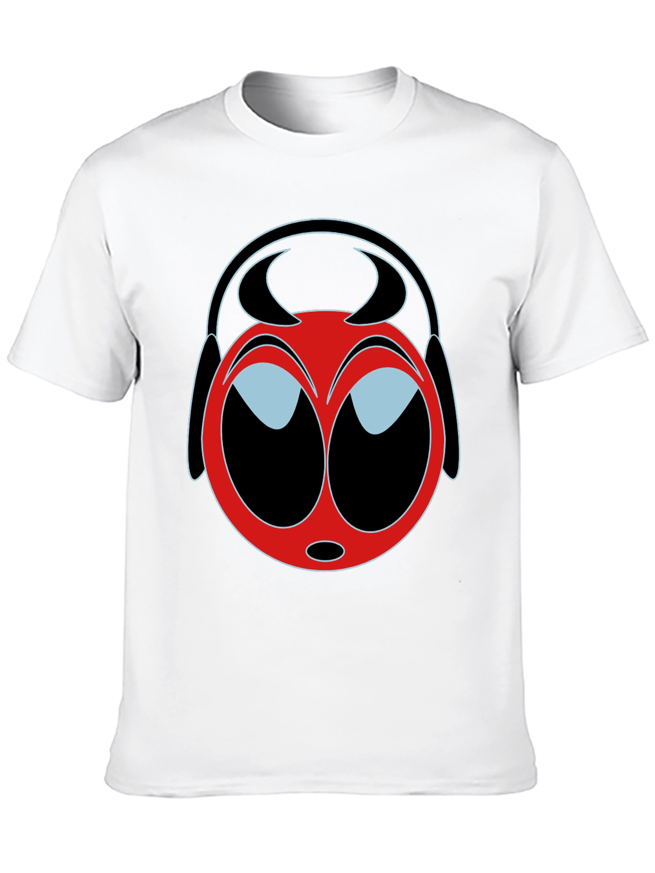 Black Cartoon Devil T-Shirt - Quirky Graphic Tee view 10