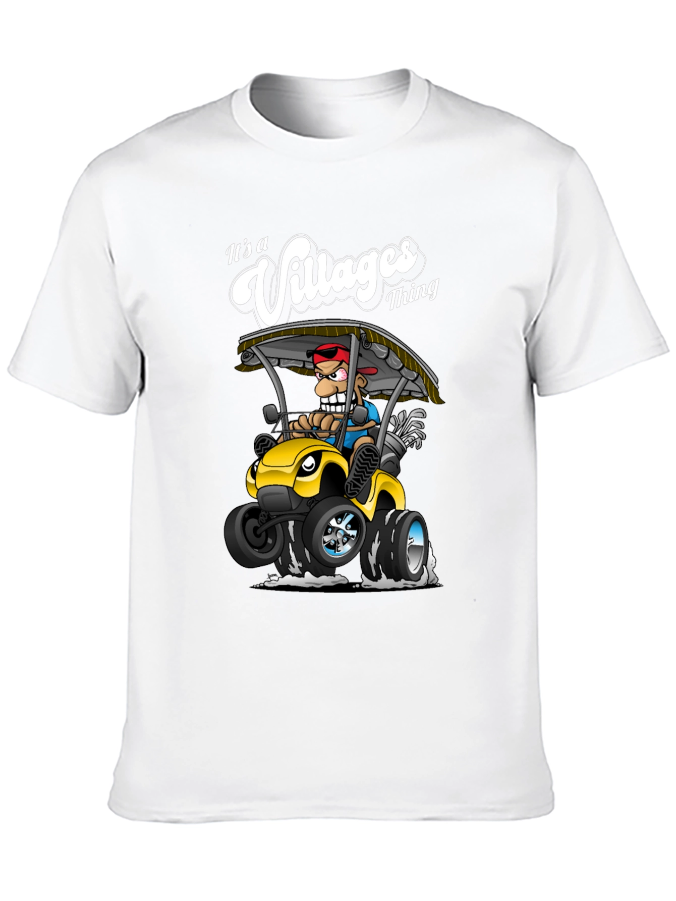 Black It's a Villages Thing T-Shirt view 10