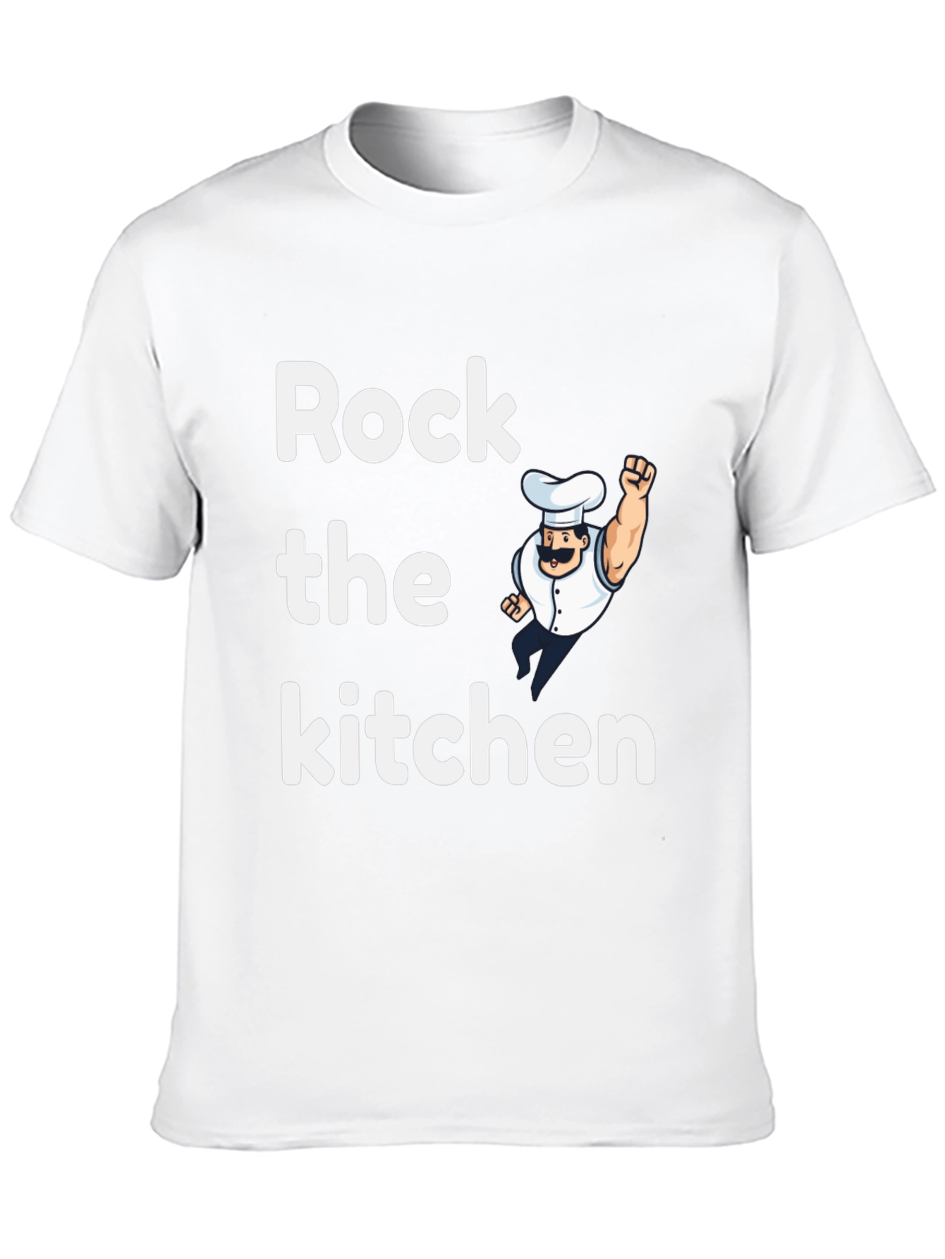 Black Rock the Kitchen T-Shirt Chef Design view 10