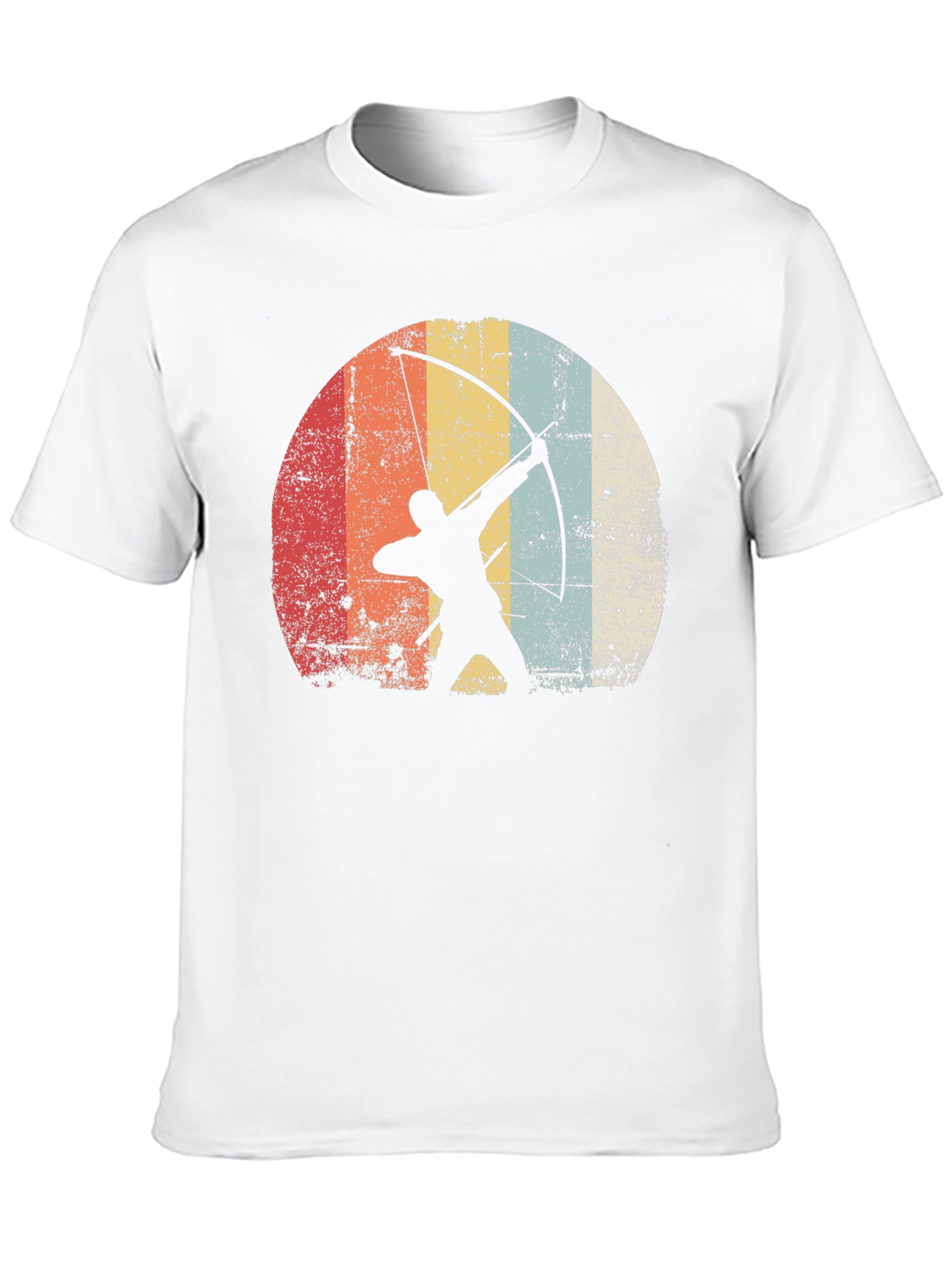 Black Vintage Archer T-Shirt - Retro Style view 10