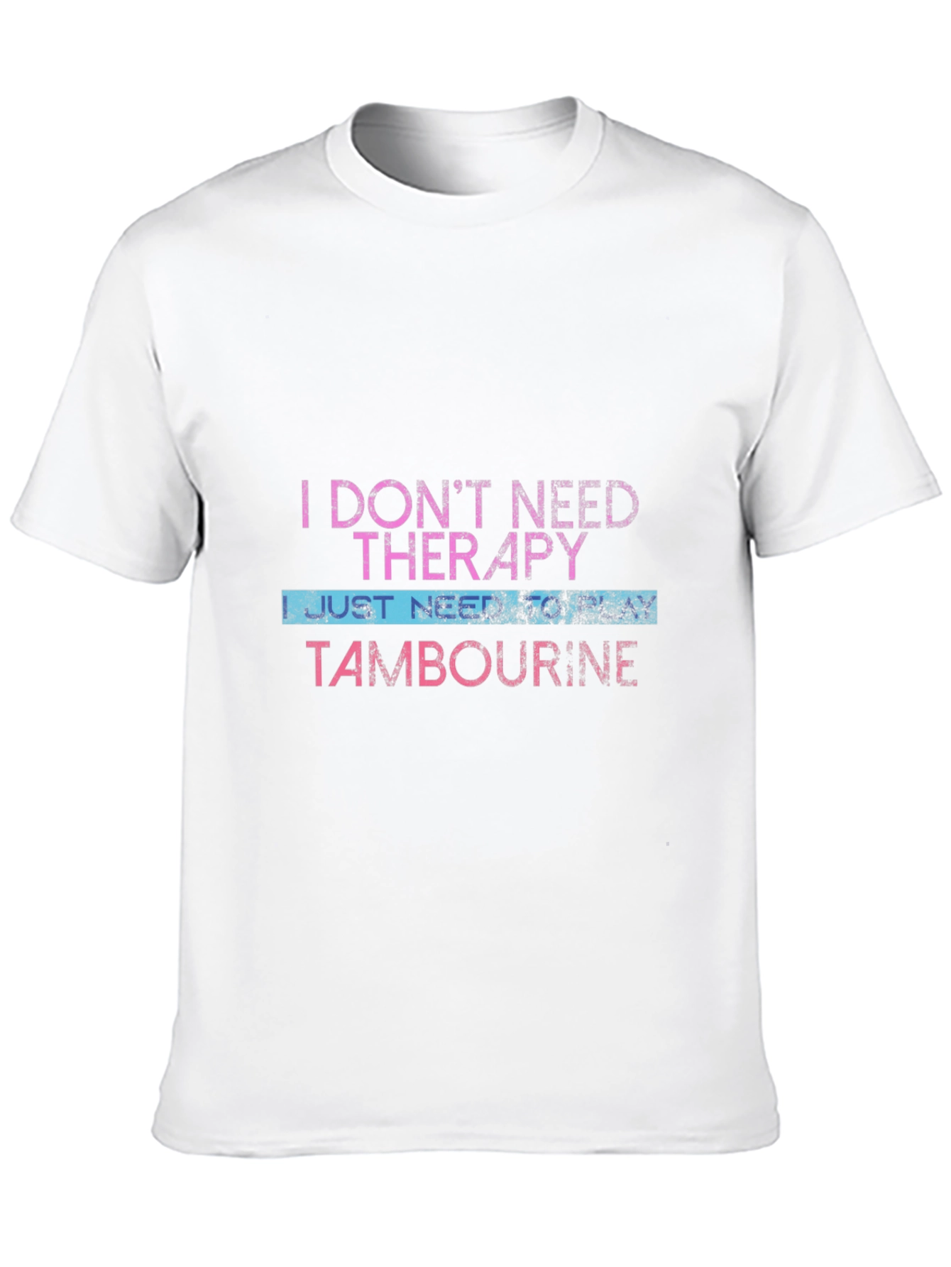 Black Therapy? No, Tambourine! Graphic Tee view 10