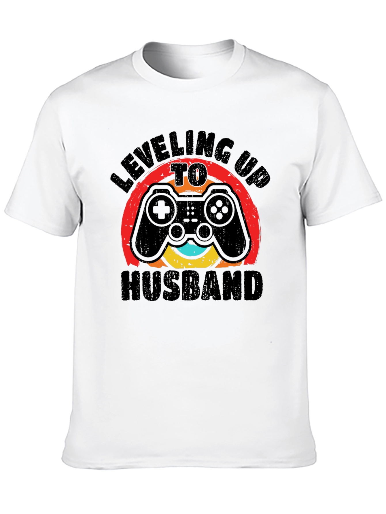 Black Leveling Up to Husband Gamer T-Shirt view 10