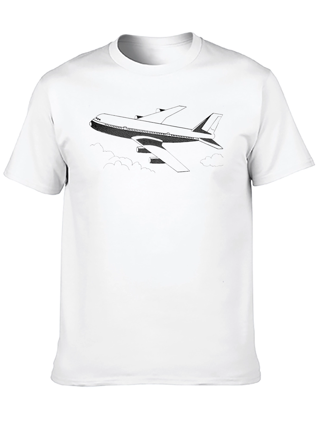 Black Airplane Graphic T-Shirt - Aviation Design view 10