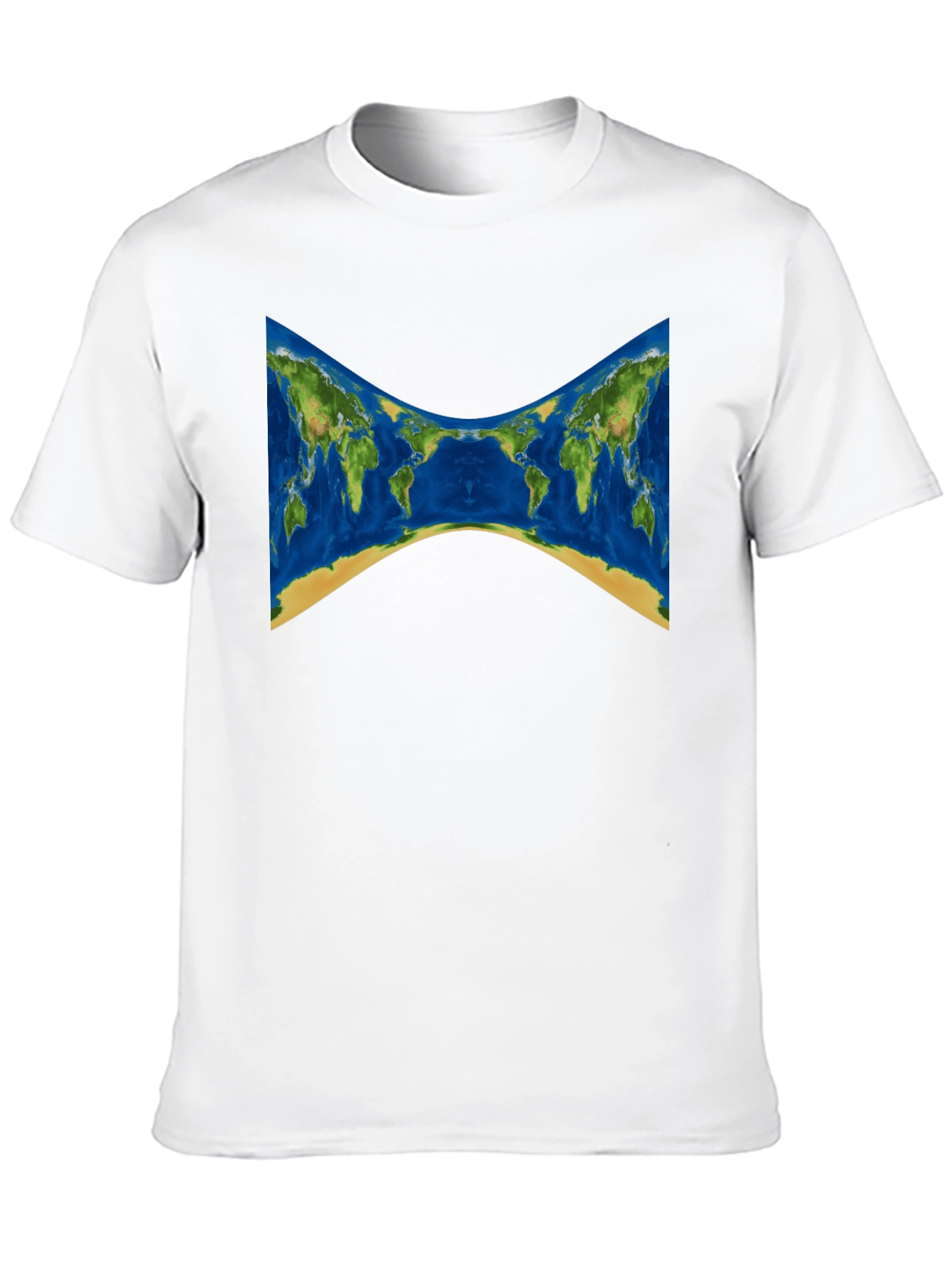Black World Map Graphic Tee - Stylish Black T-Shirt view 10