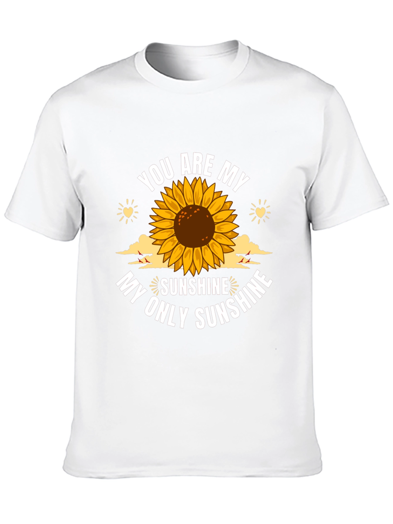 Black You Are My Sunshine Sunflower Graphic T-Shirt view 10