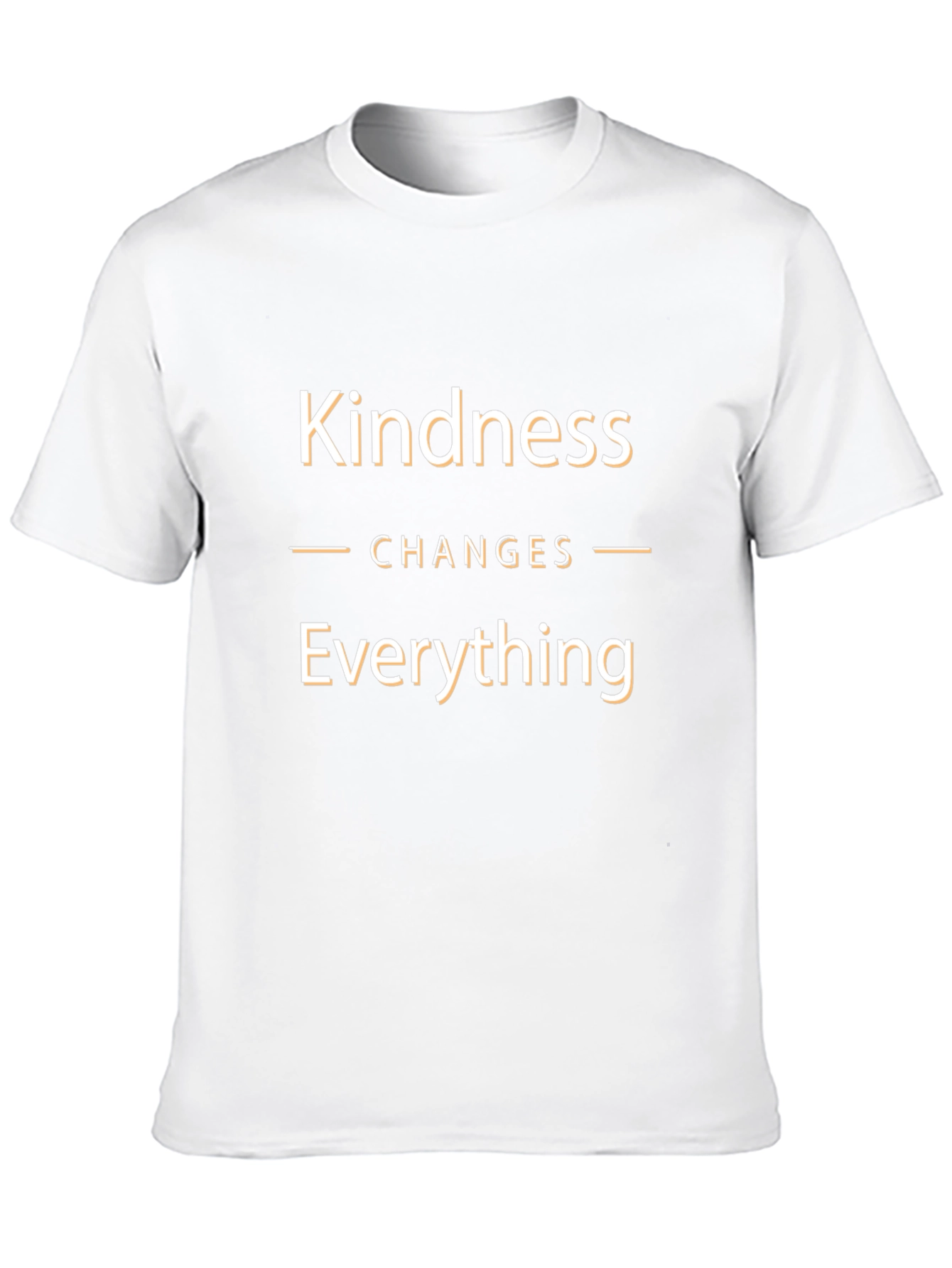 Black Kindness Changes Everything T-Shirt view 10