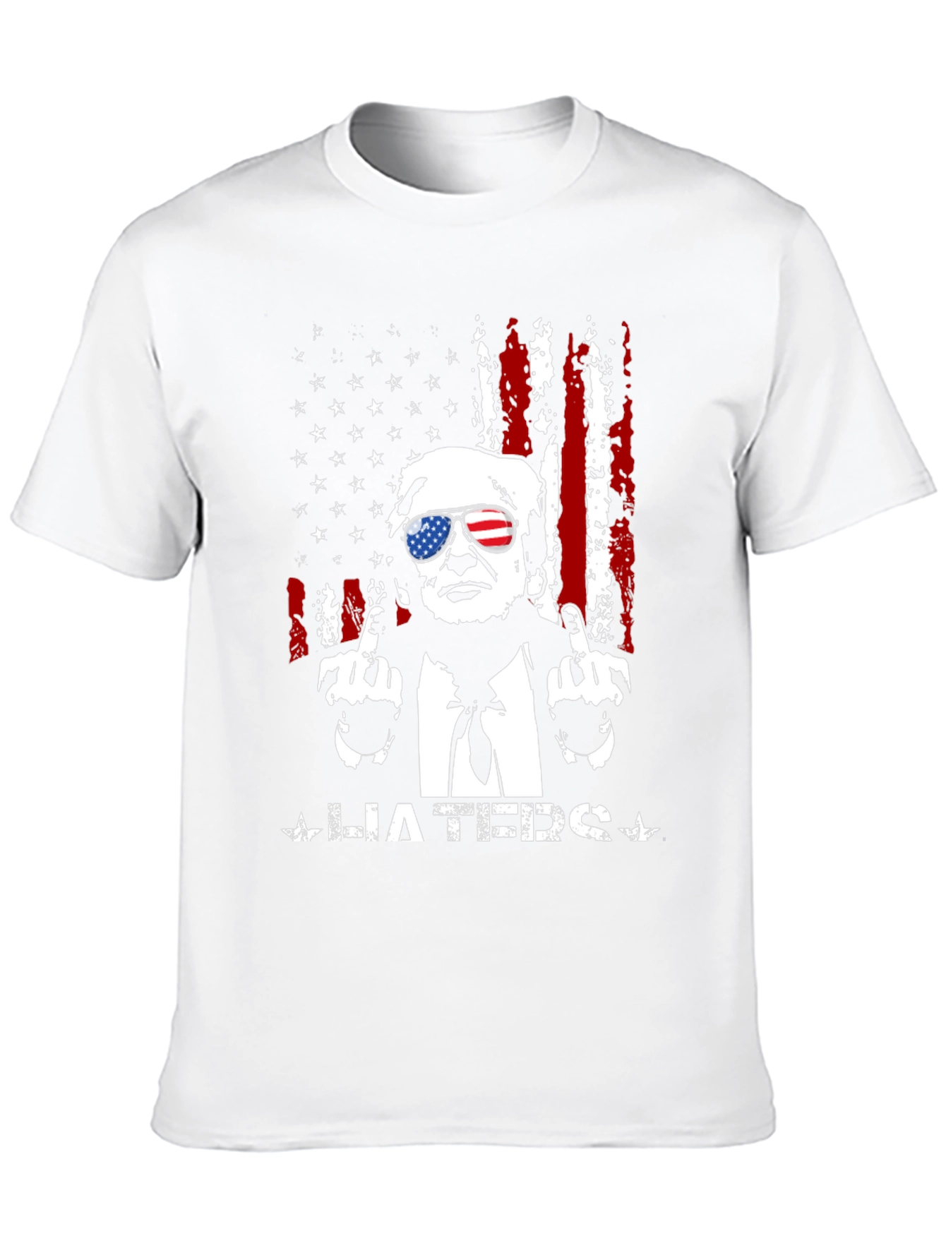 Black Trump Haters Graphic T-Shirt - Patriotic Design view 10