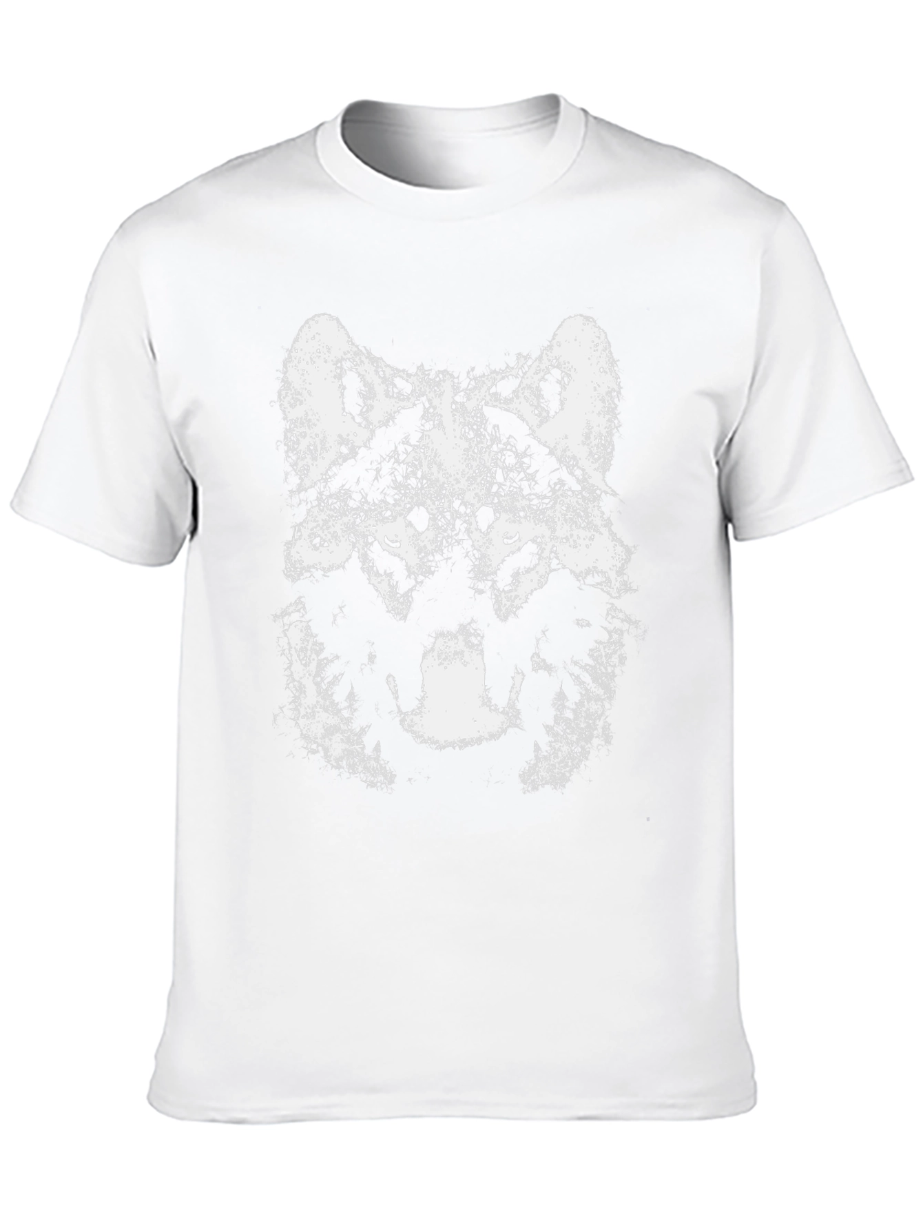 Wolf Graphic Tee - Black Cotton T-Shirt - 10
