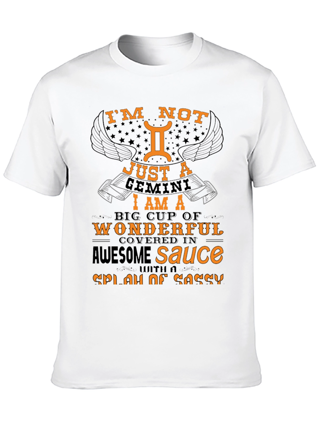 I'm Not Just A Gemini Black T-Shirt - 10