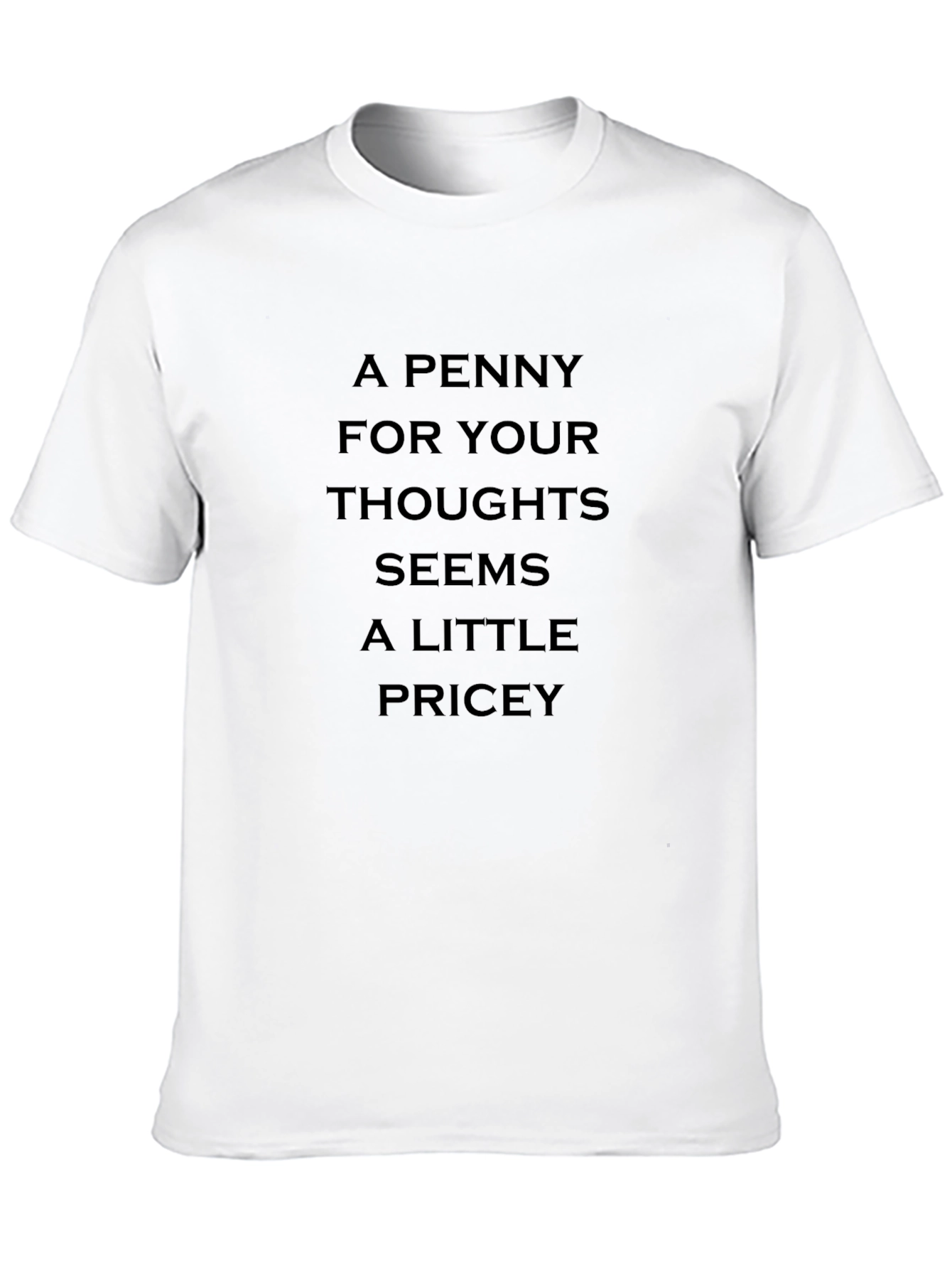 Black Penny For Your Thoughts Graphic Tee view 10