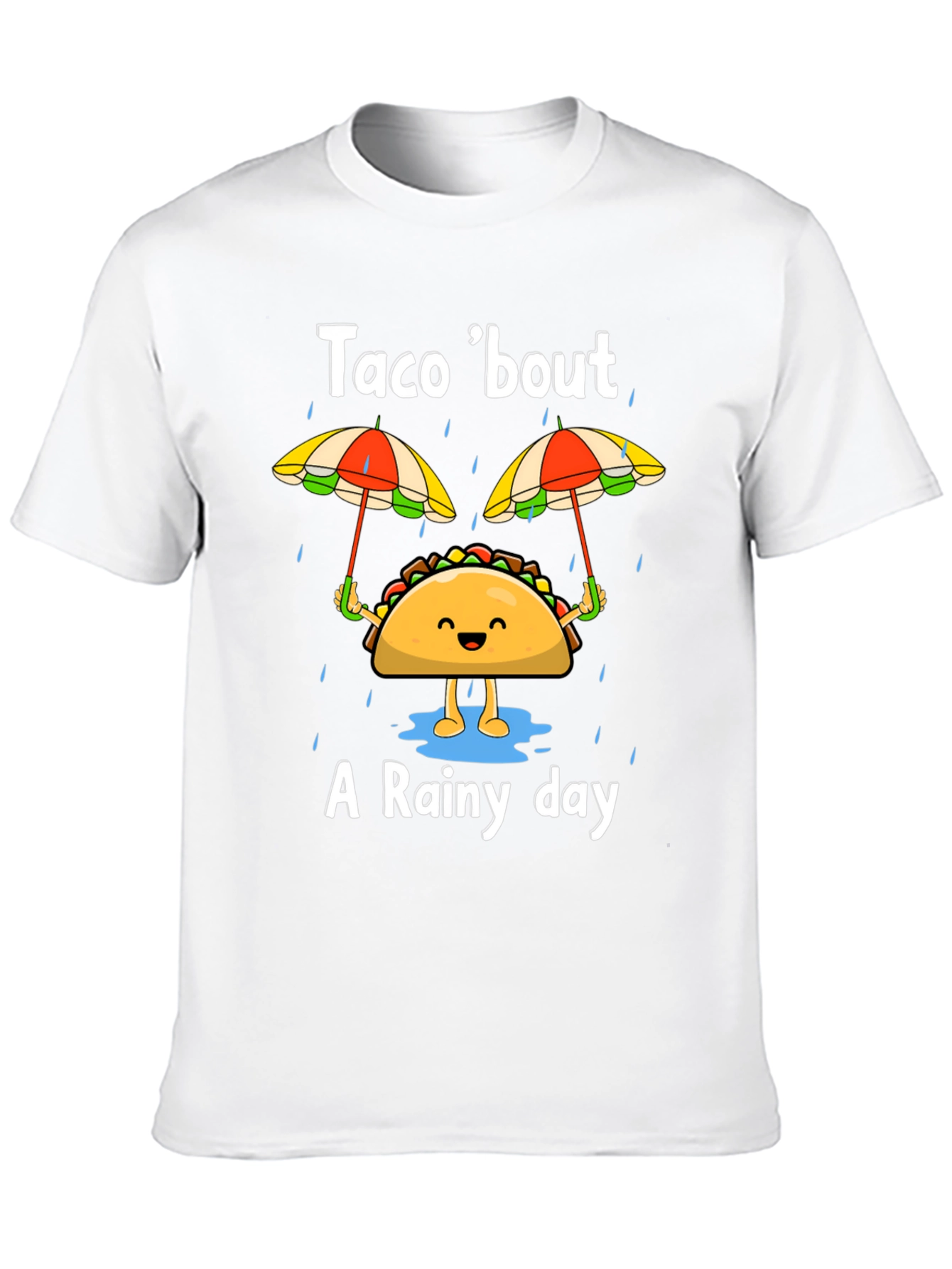 Black Taco 'bout A Rainy Day T-Shirt view 10
