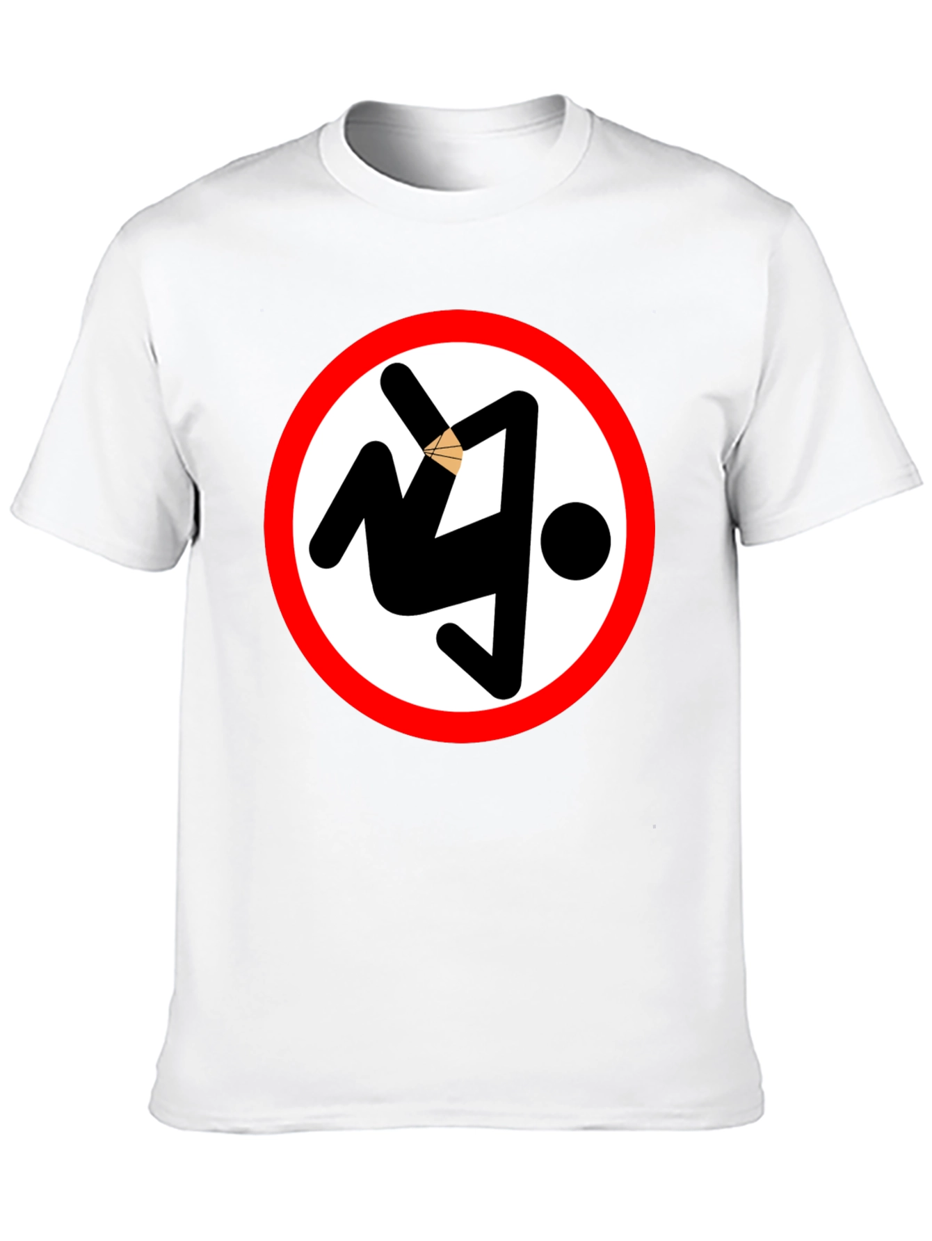 Black Anti-Woke T-Shirt: Gravity Defiance Symbol view 10