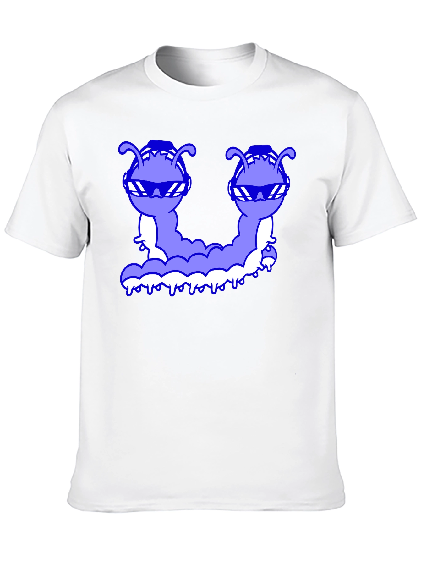 Black Cool Caterpillar Graphic Tee - Black view 10