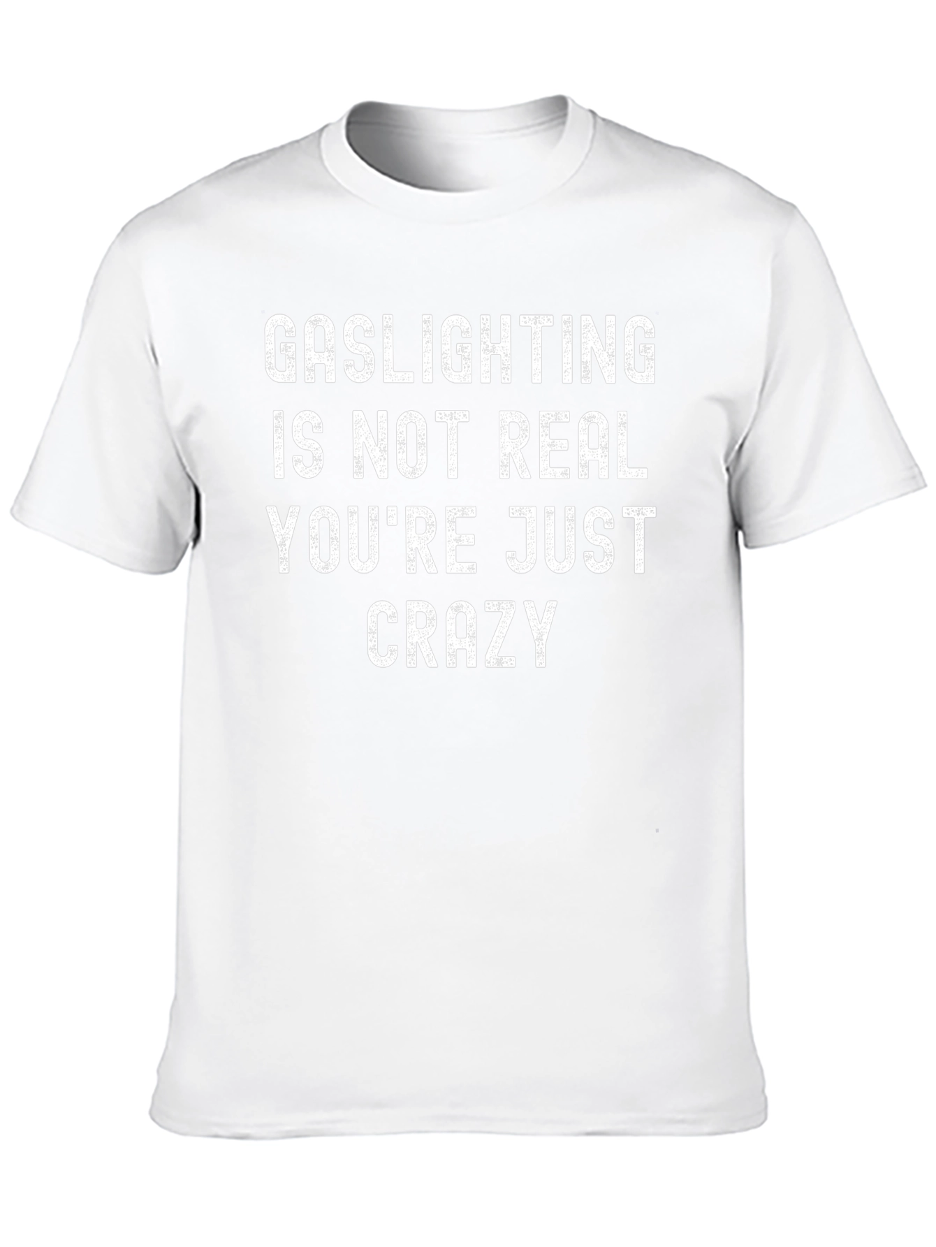 Black Gaslighting Funny Slogan T-Shirt view 10