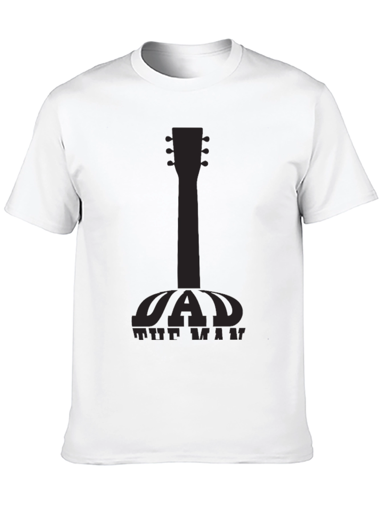 Black Dad The Man Guitar Graphic Tee view 10