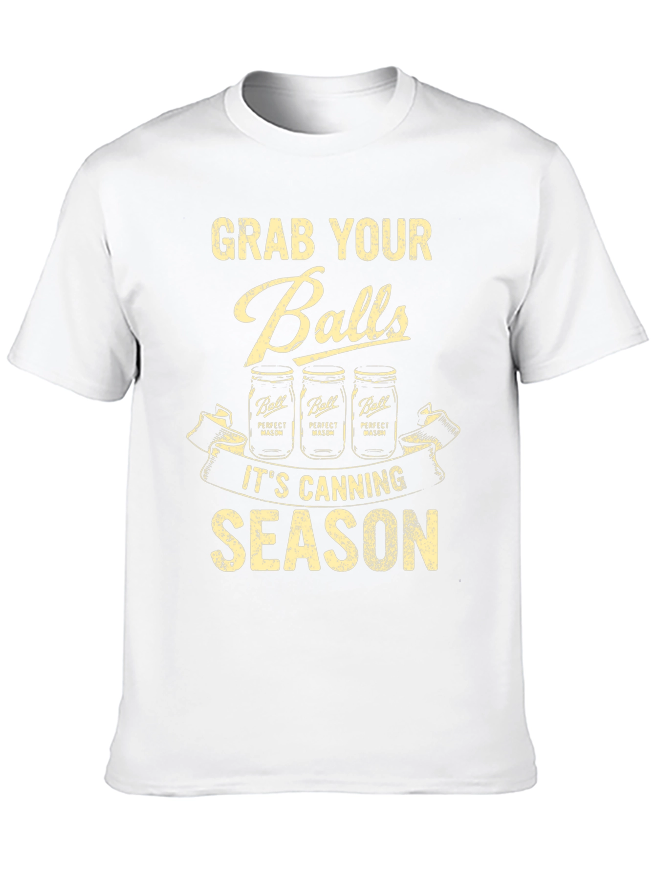 Black Grab Your Balls Canning Season Graphic Tee view 10