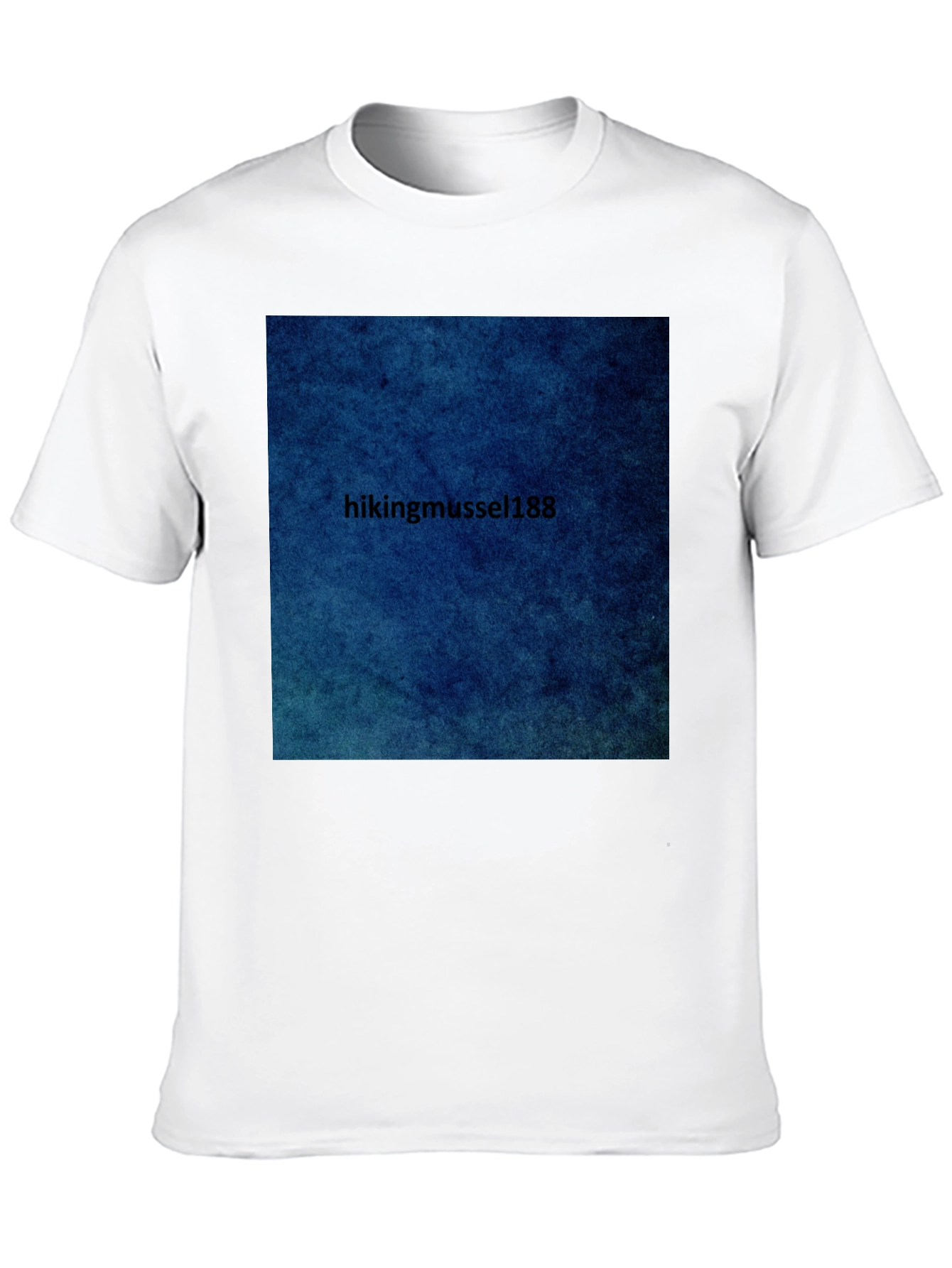 Black Unique Graphic Tee - Hikingmussel188 Design view 10