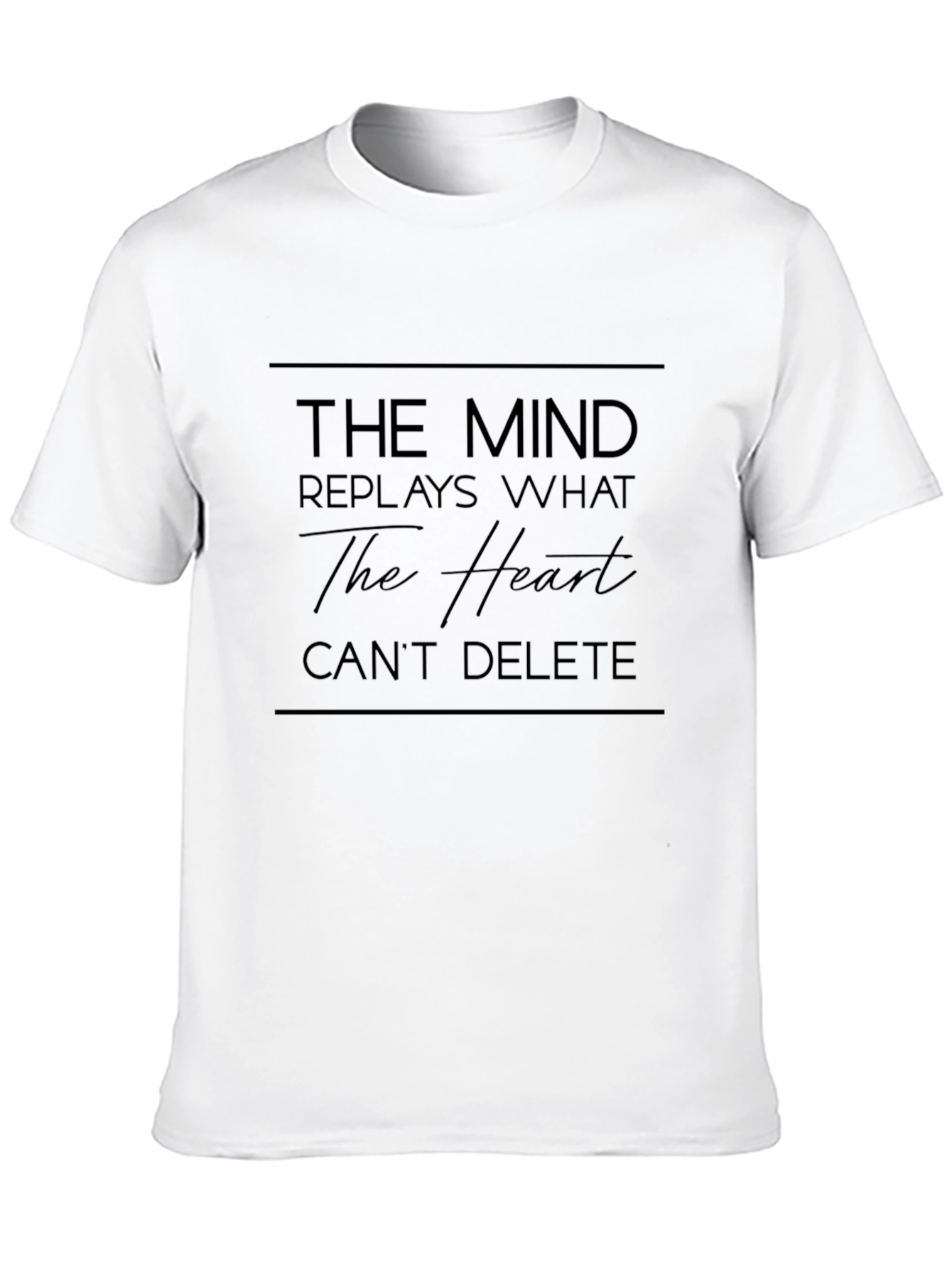 Black The Mind Replays T-Shirt view 10